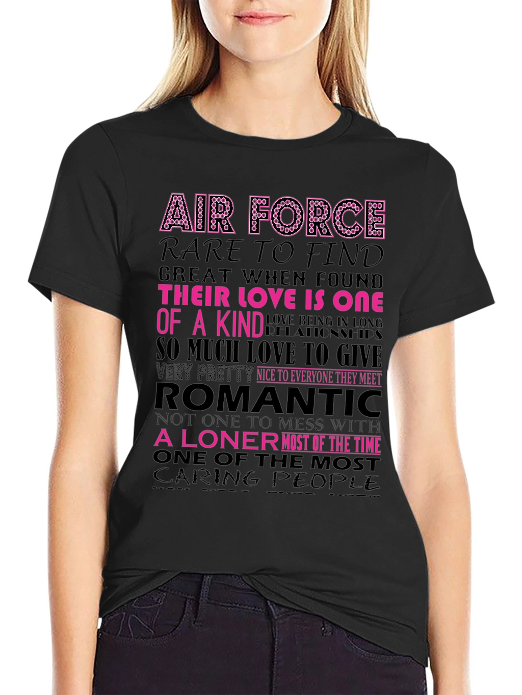 Air Force Romantic A Loner Graphic Tee