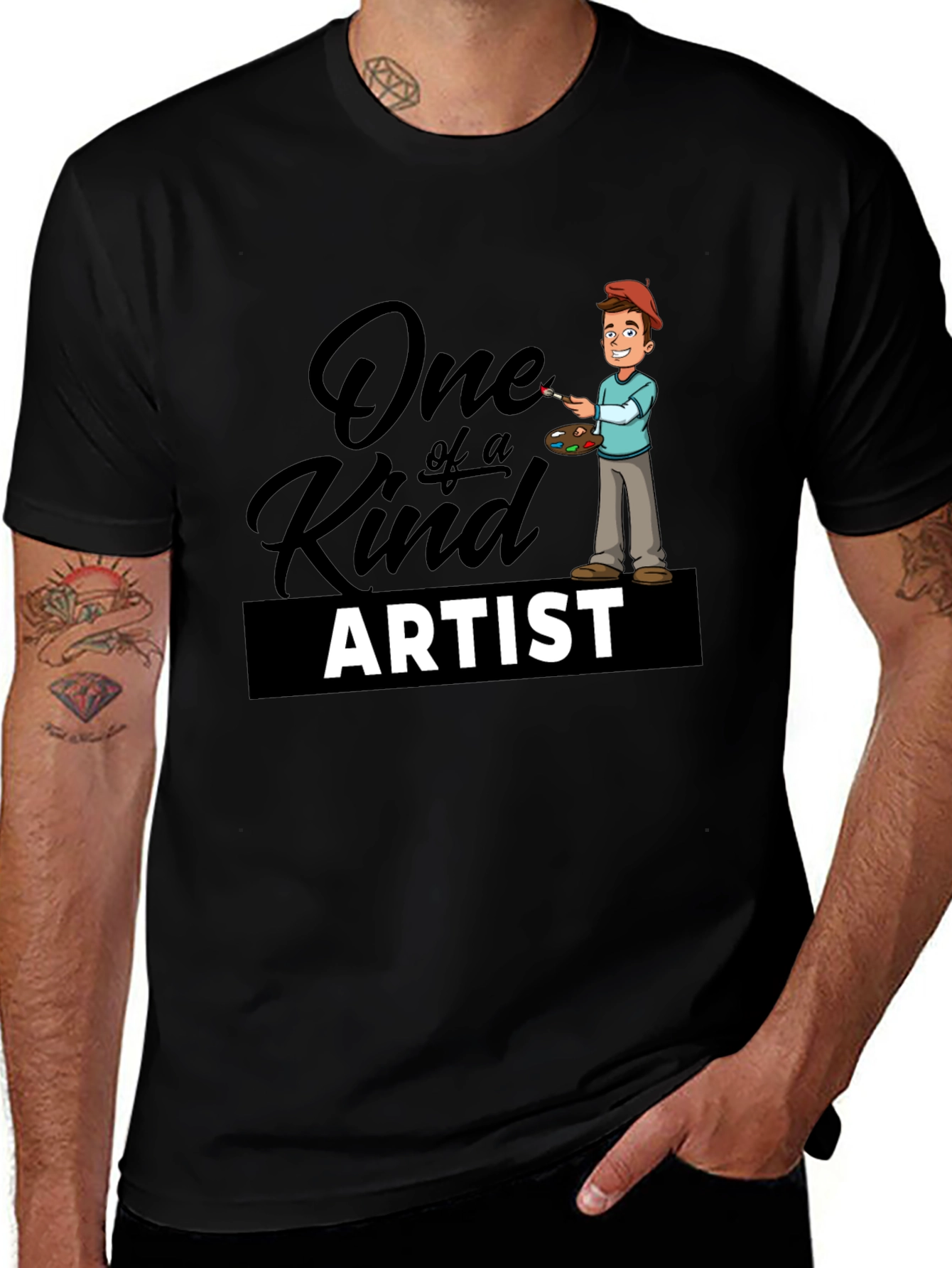 One of a Kind Artist Graphic T-Shirt