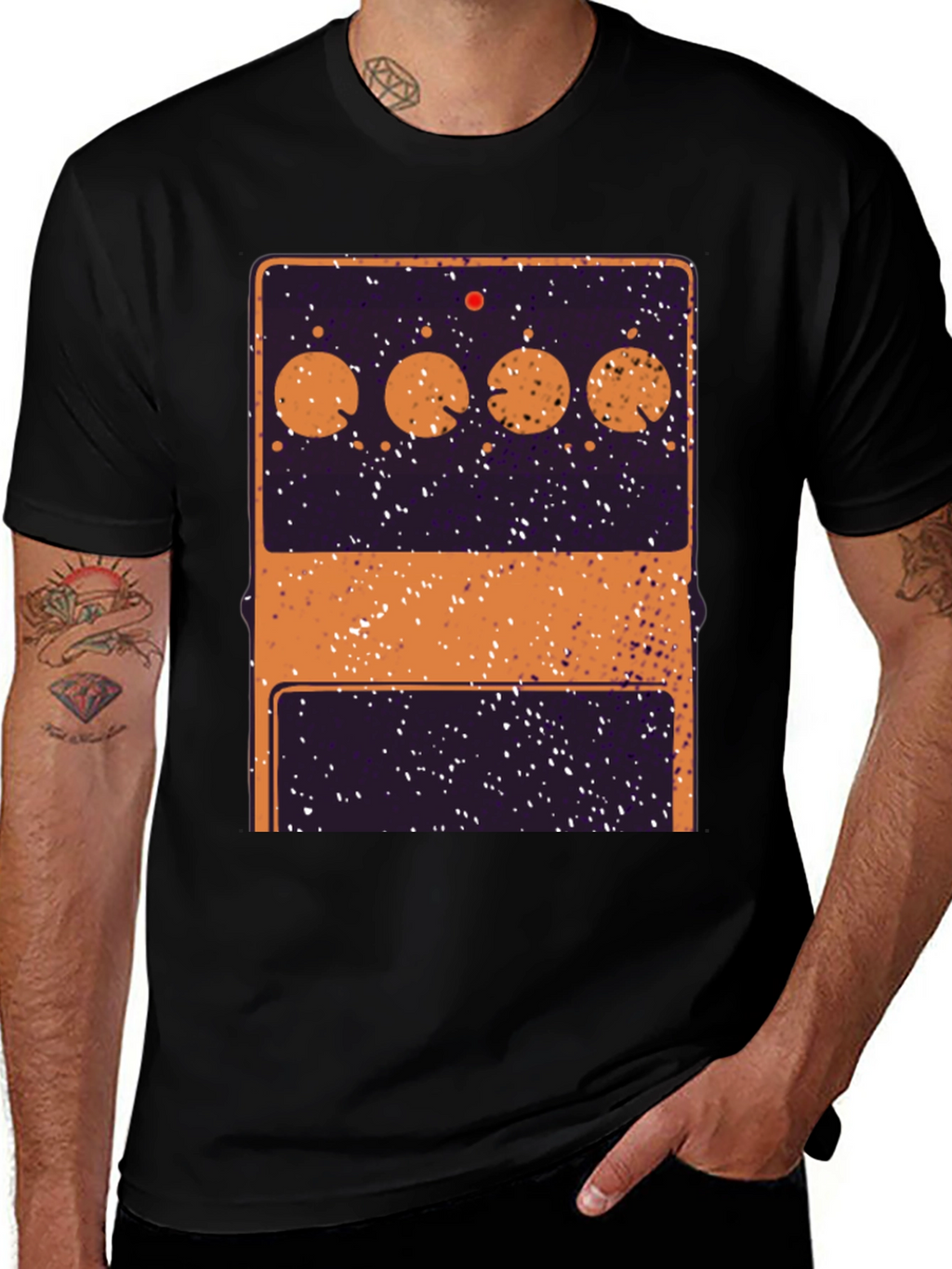 Guitar Pedal T-Shirt - Music Lover Tee