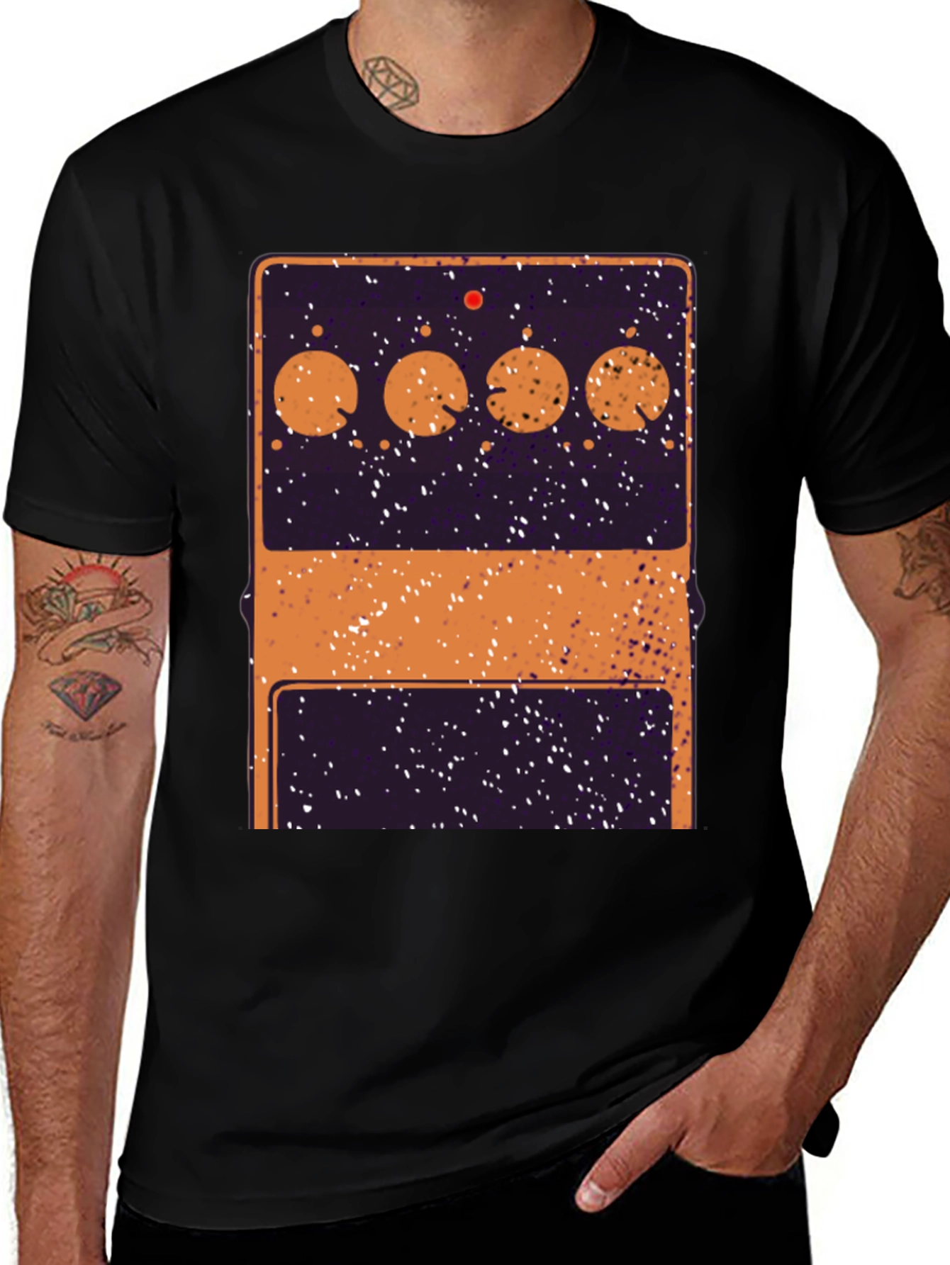 Guitar Pedal T-Shirt - Music Lover Tee