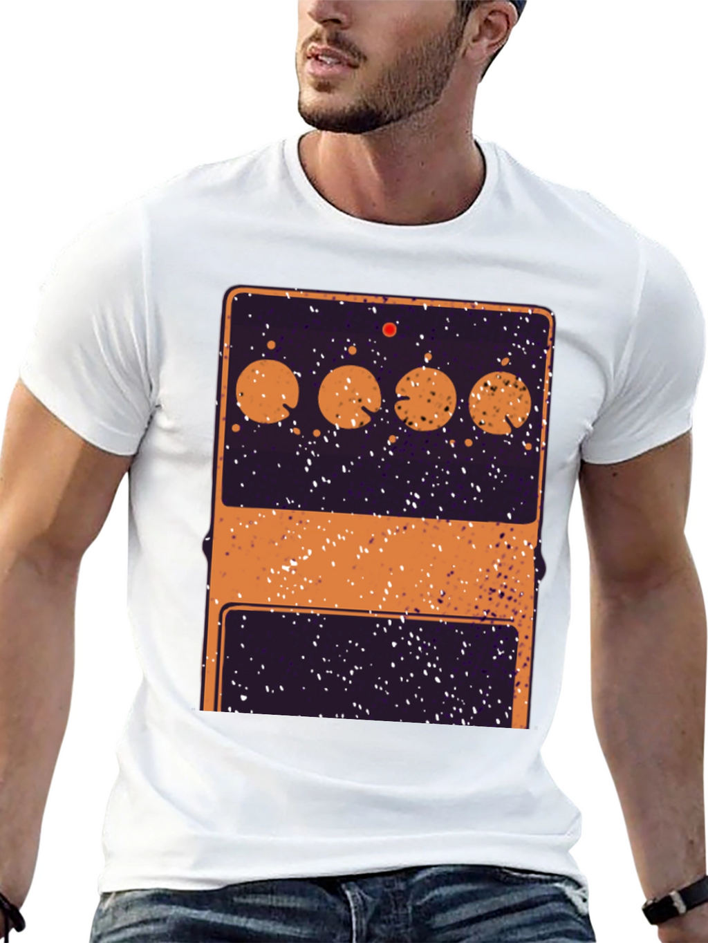 Guitar Pedal T-Shirt - Music Lover Tee