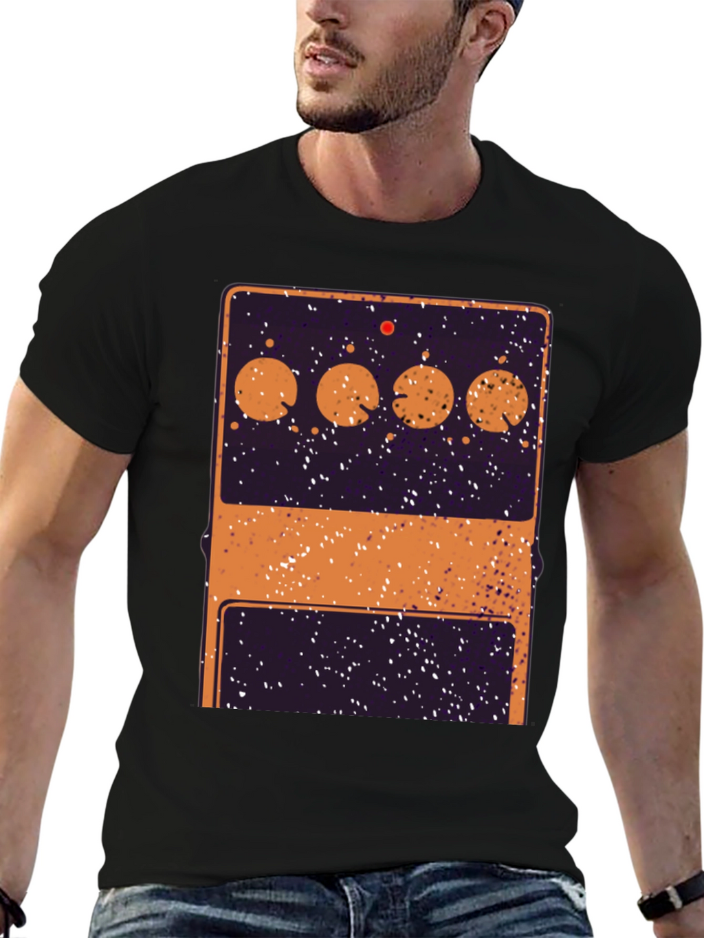 Guitar Pedal T-Shirt - Music Lover Tee