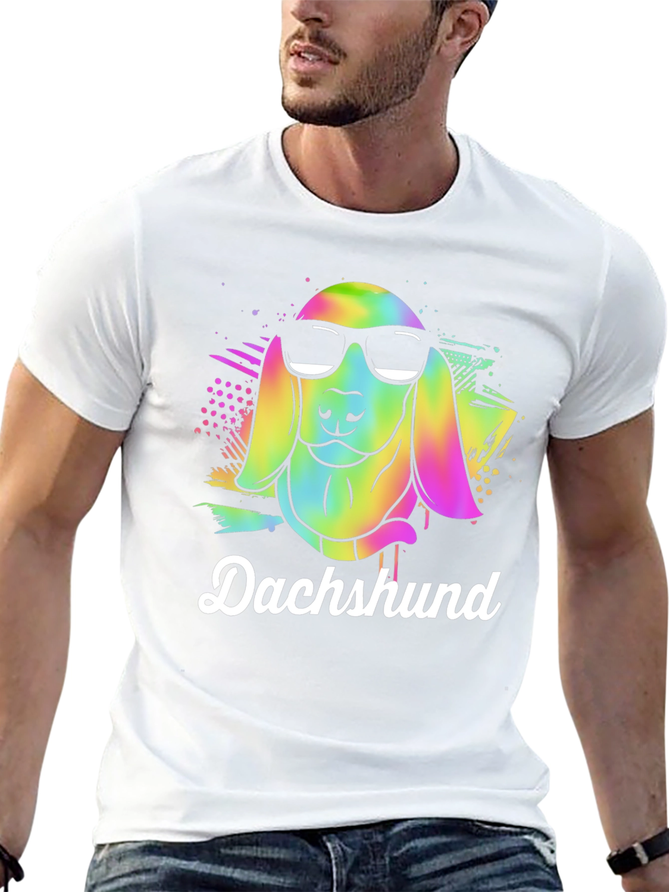 Dachshund Dog Graphic Tee - Cool Canine Design