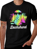 Dachshund Dog Graphic Tee - Cool Canine Design