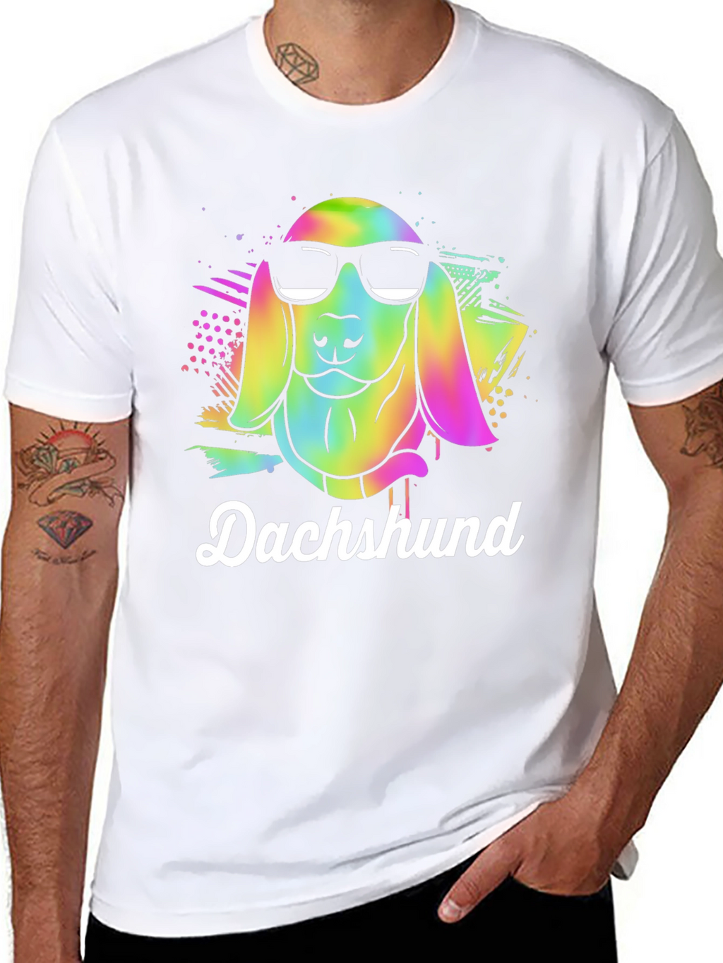 Dachshund Dog Graphic Tee - Cool Canine Design