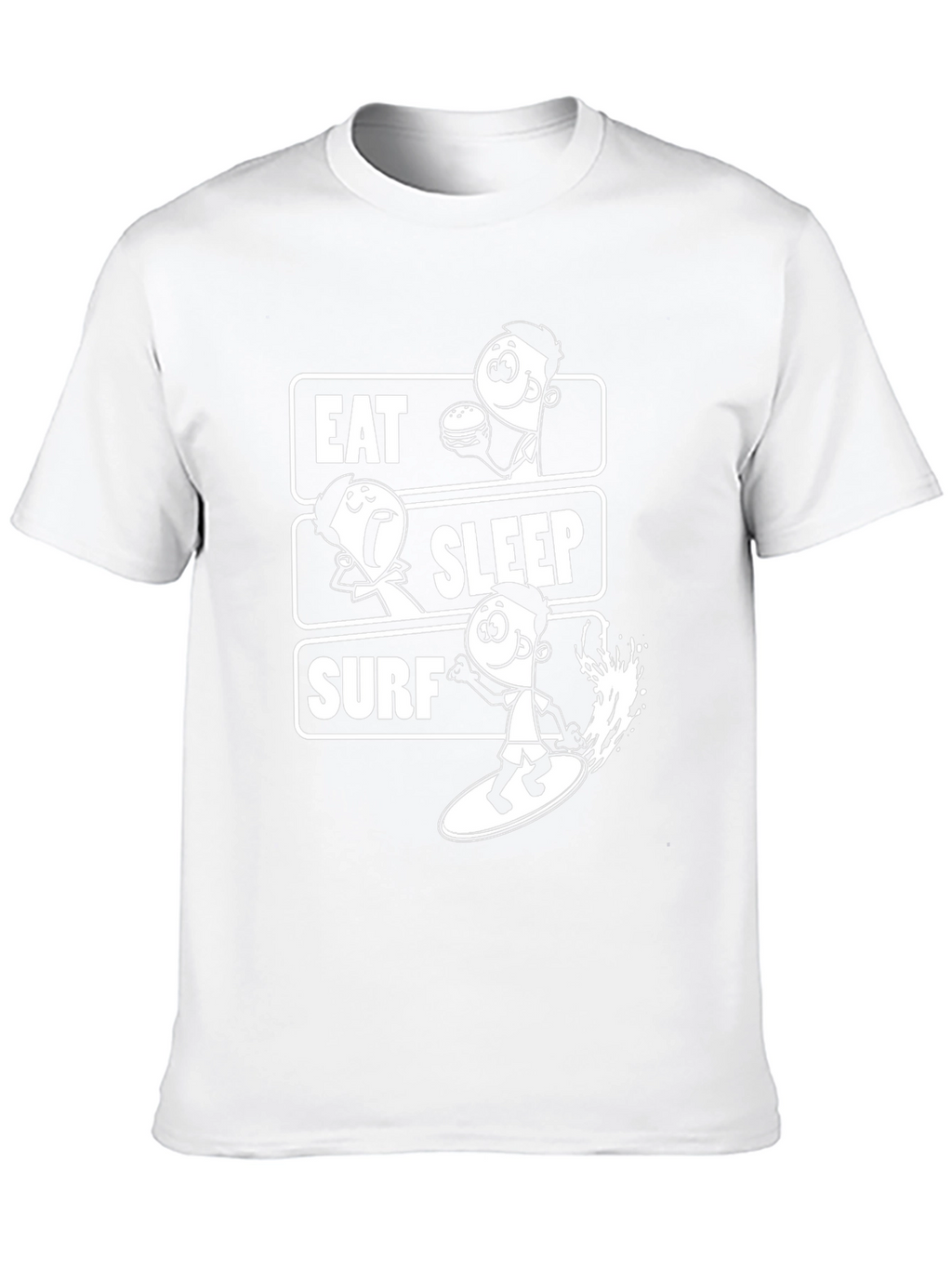 Eat Sleep Surf Graphic Tee