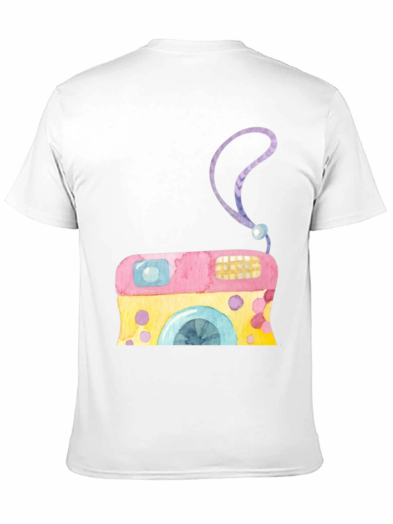 Watercolor Camera Graphic Tee