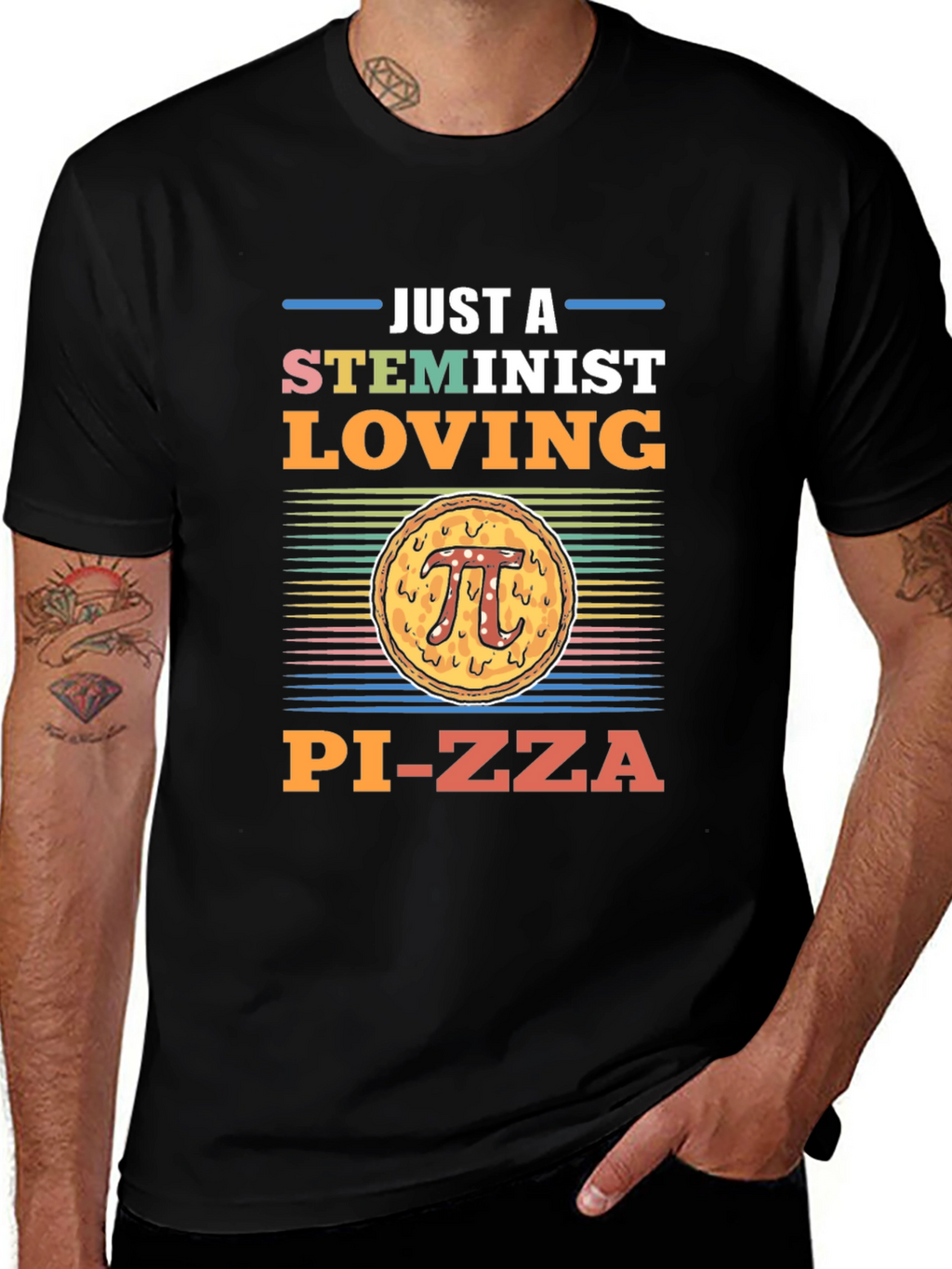 STEMinist Pi-zza T-Shirt - Math Lover Gift