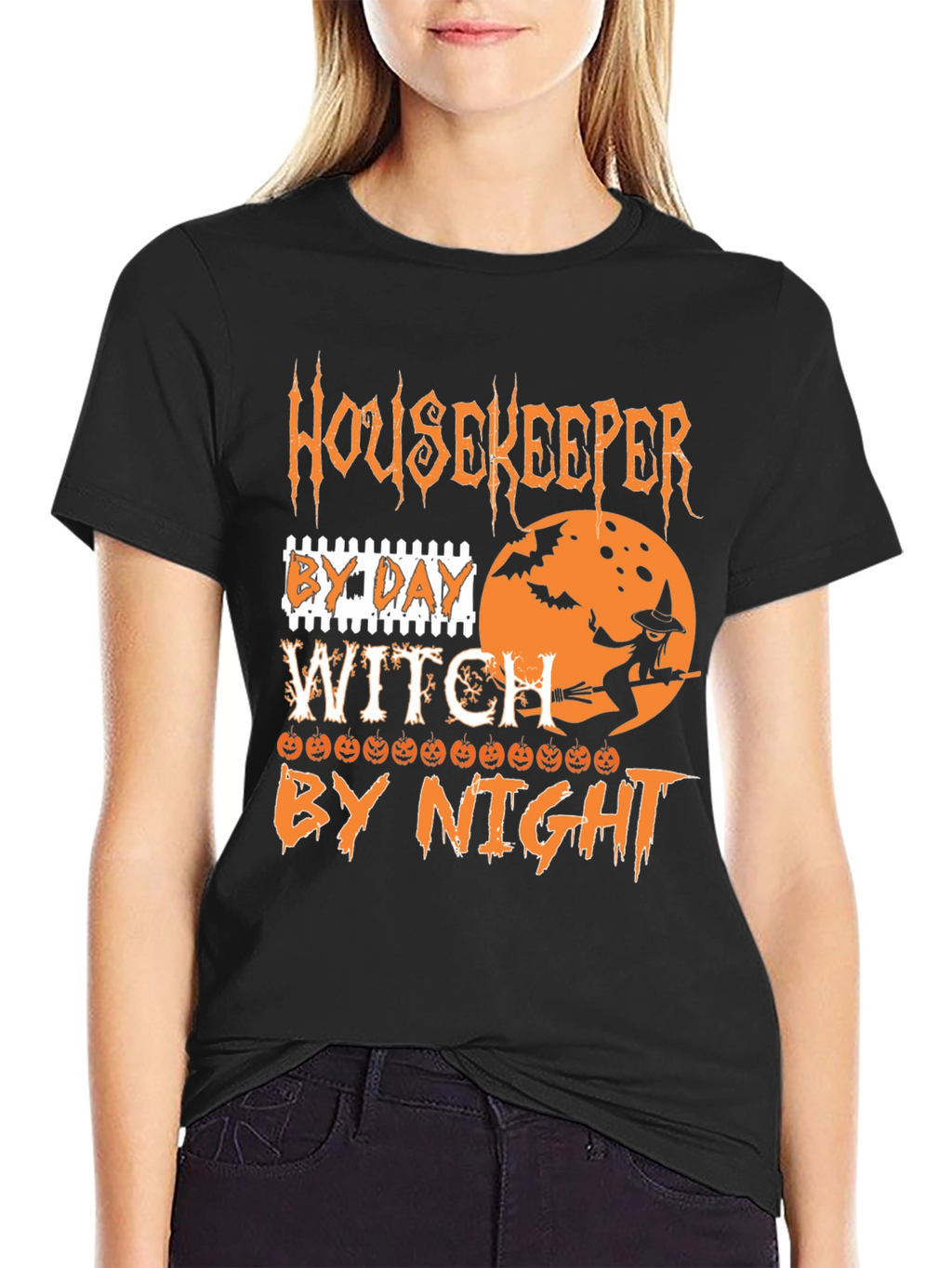Housekeeper By Day Witch By Night T-Shirt