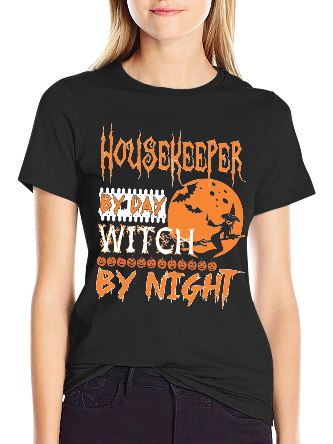 Housekeeper By Day Witch By Night T-Shirt