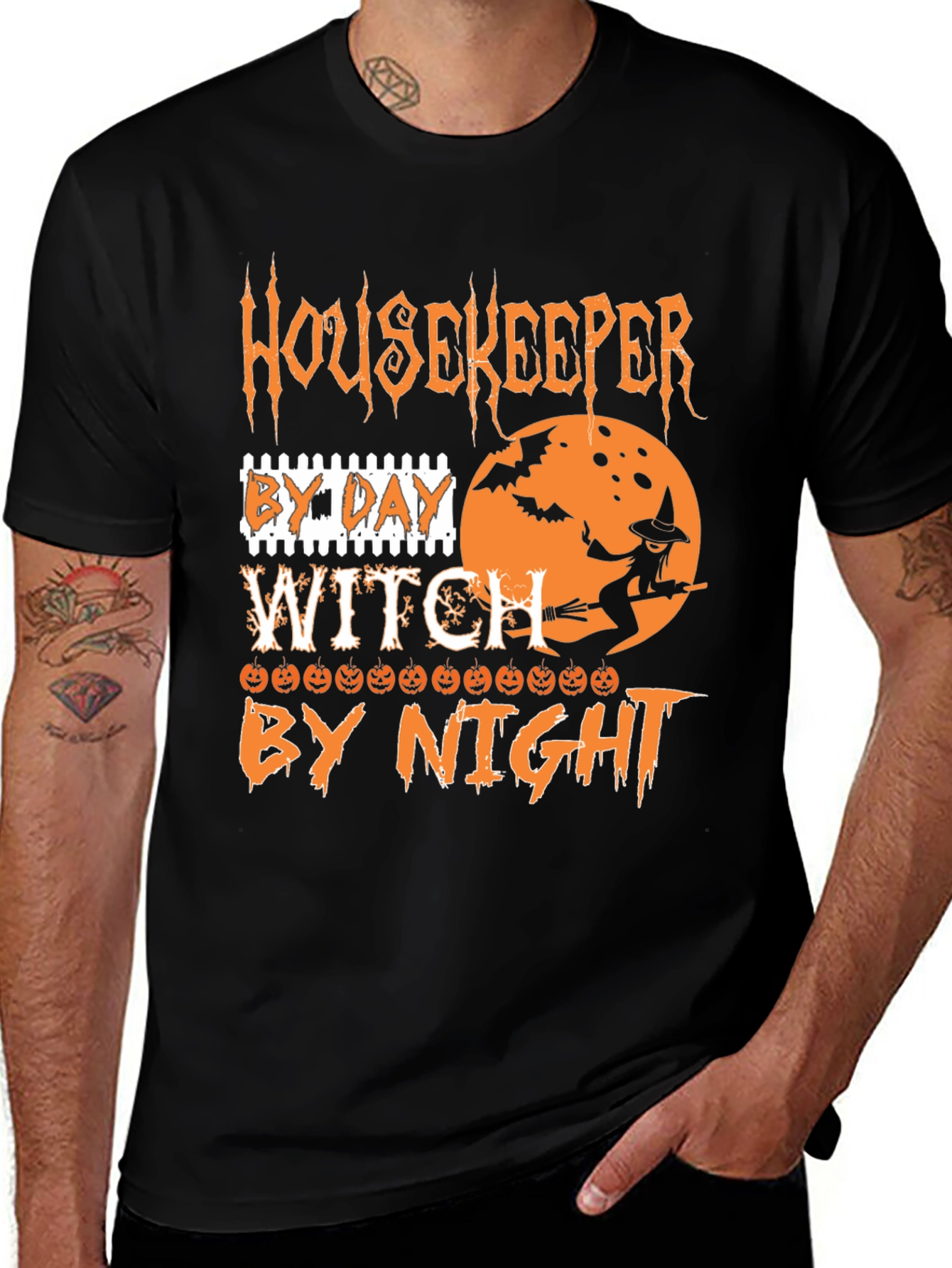 Housekeeper By Day Witch By Night T-Shirt