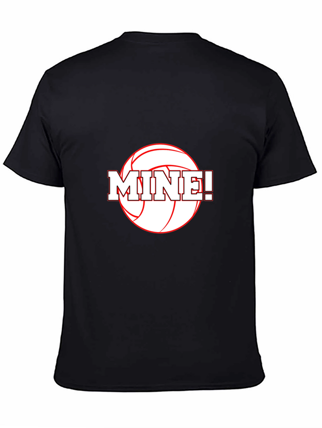Volleyball Mine! Graphic T-Shirt - Black