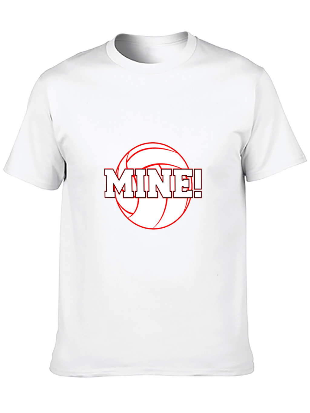 Volleyball Mine! Graphic T-Shirt - Black