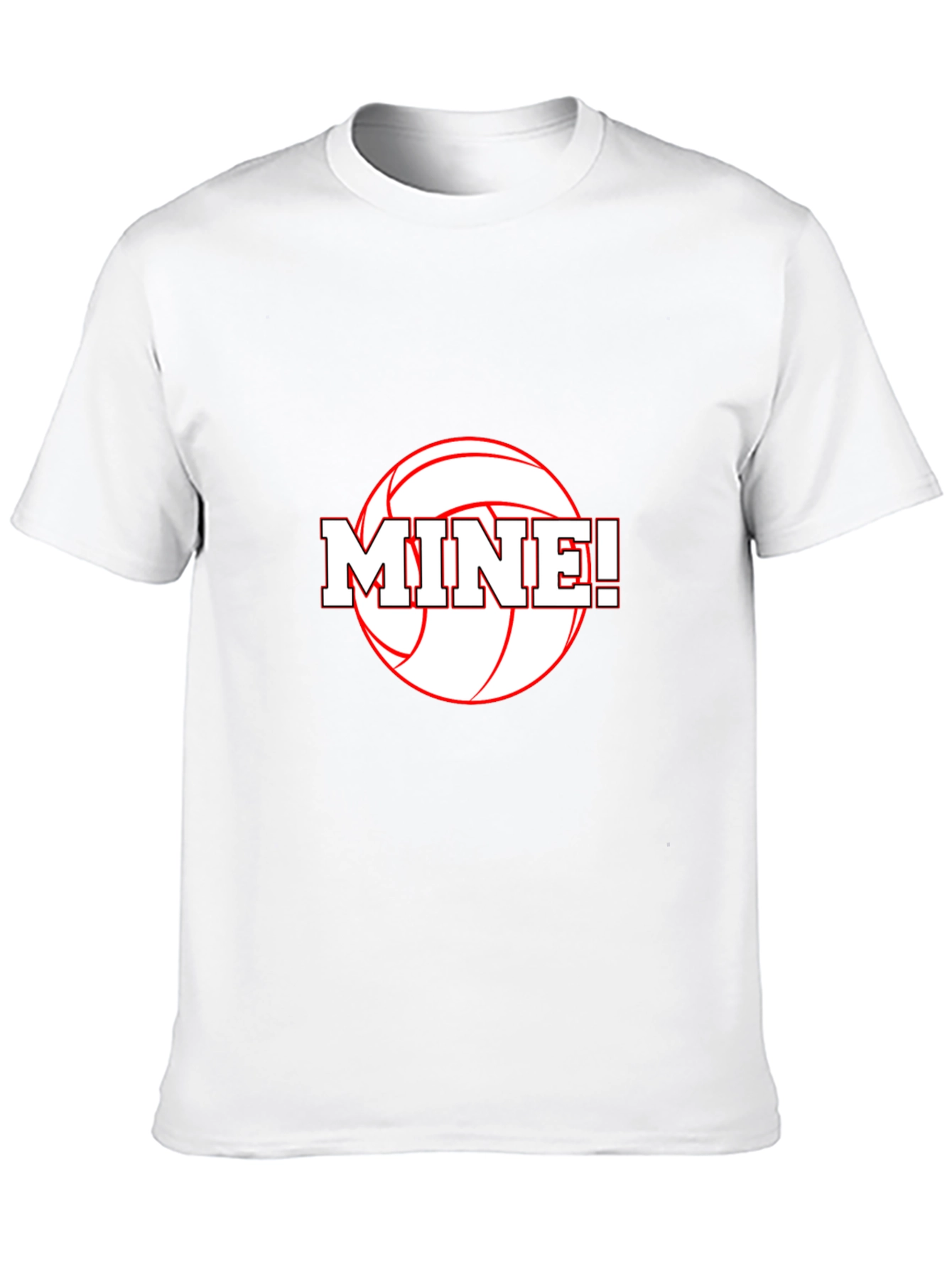 Volleyball Mine! Graphic T-Shirt - Black