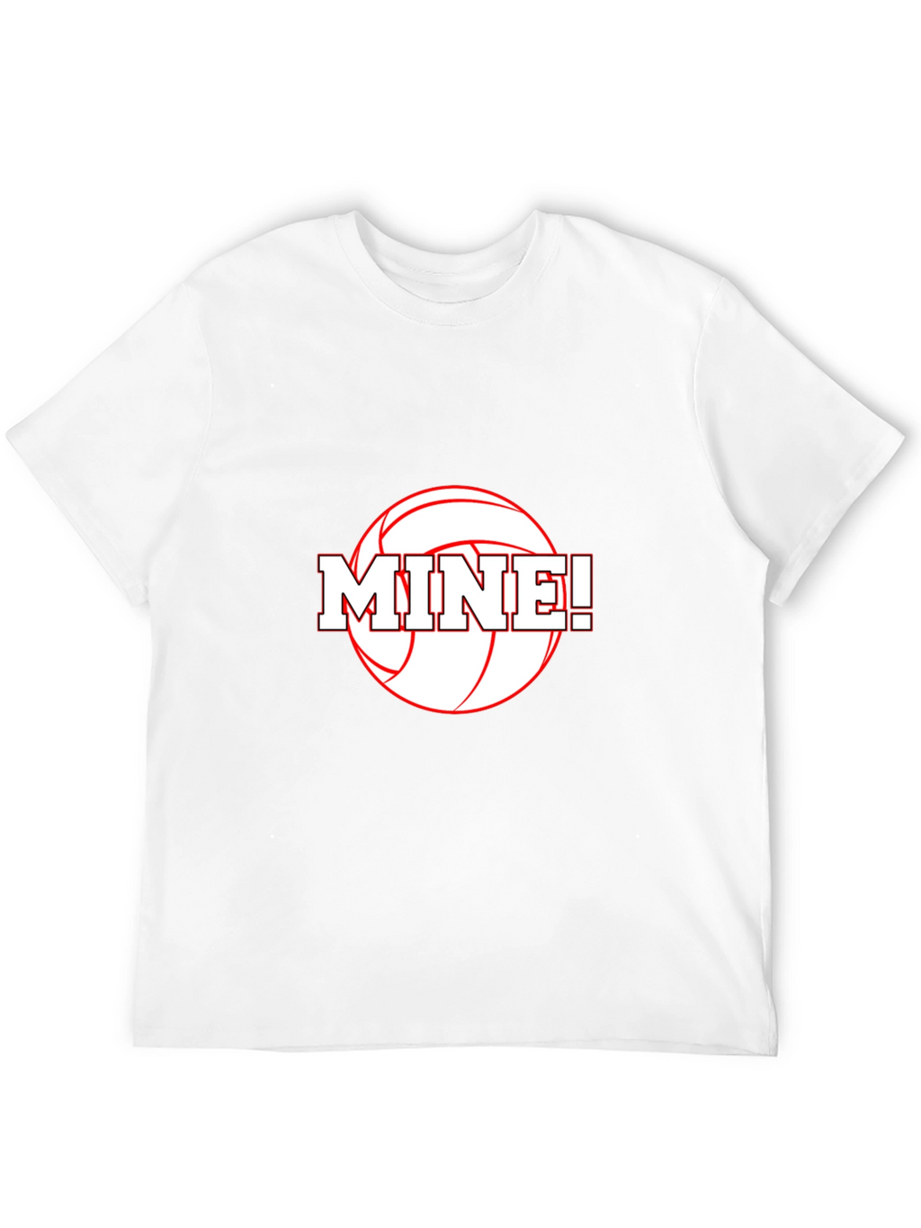 Volleyball Mine! Graphic T-Shirt - Black