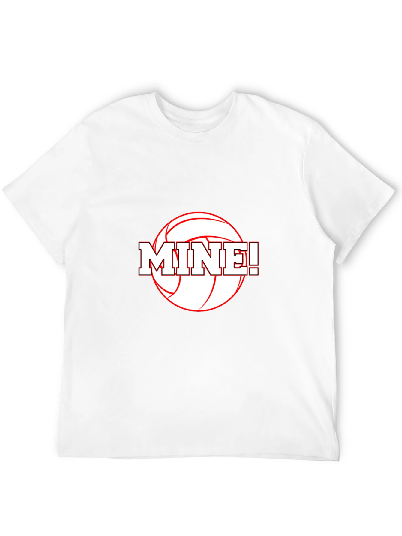 Volleyball Mine! Graphic T-Shirt - Black