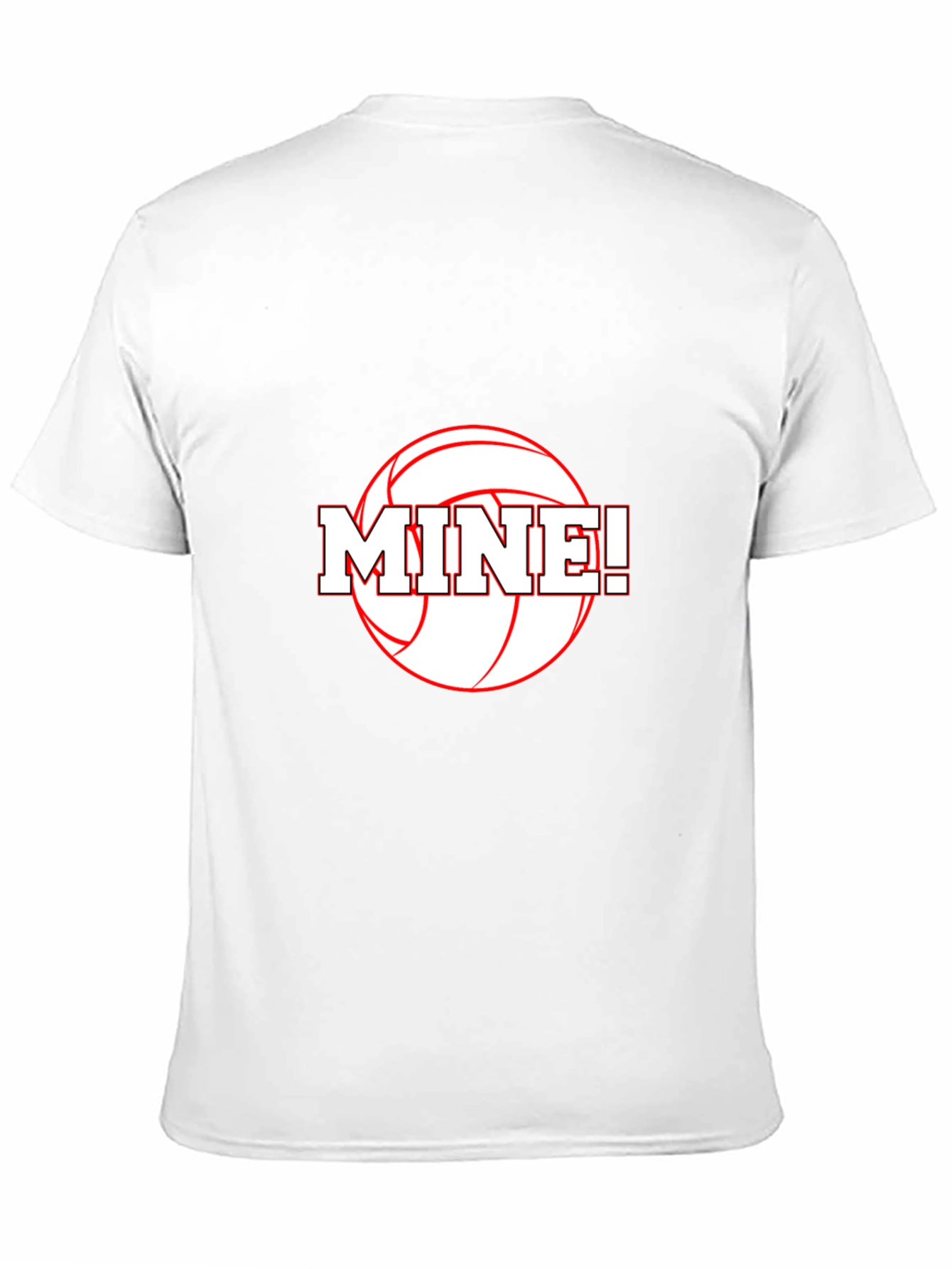 Volleyball Mine! Graphic T-Shirt - Black