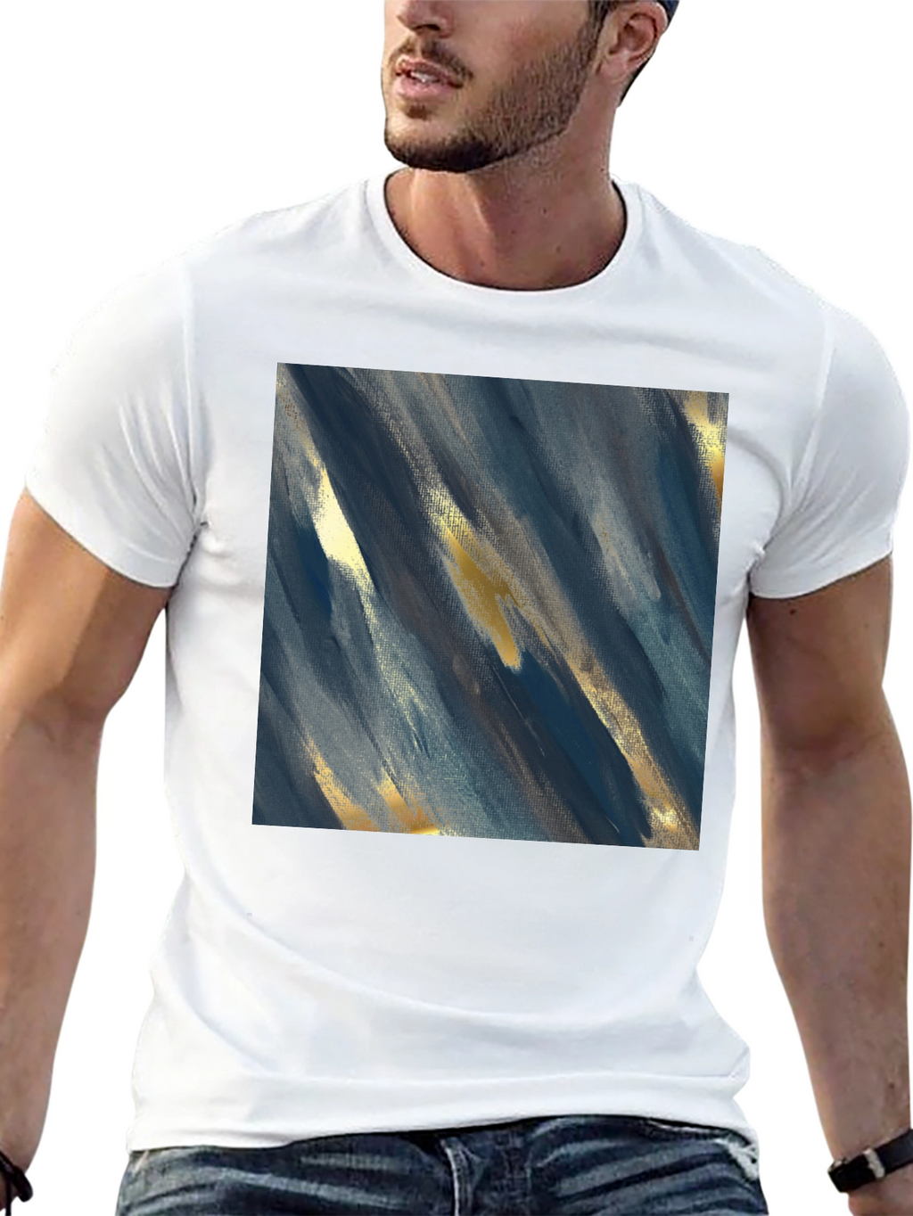 Abstract Art T-Shirt - Stylish Mens Graphic Tee