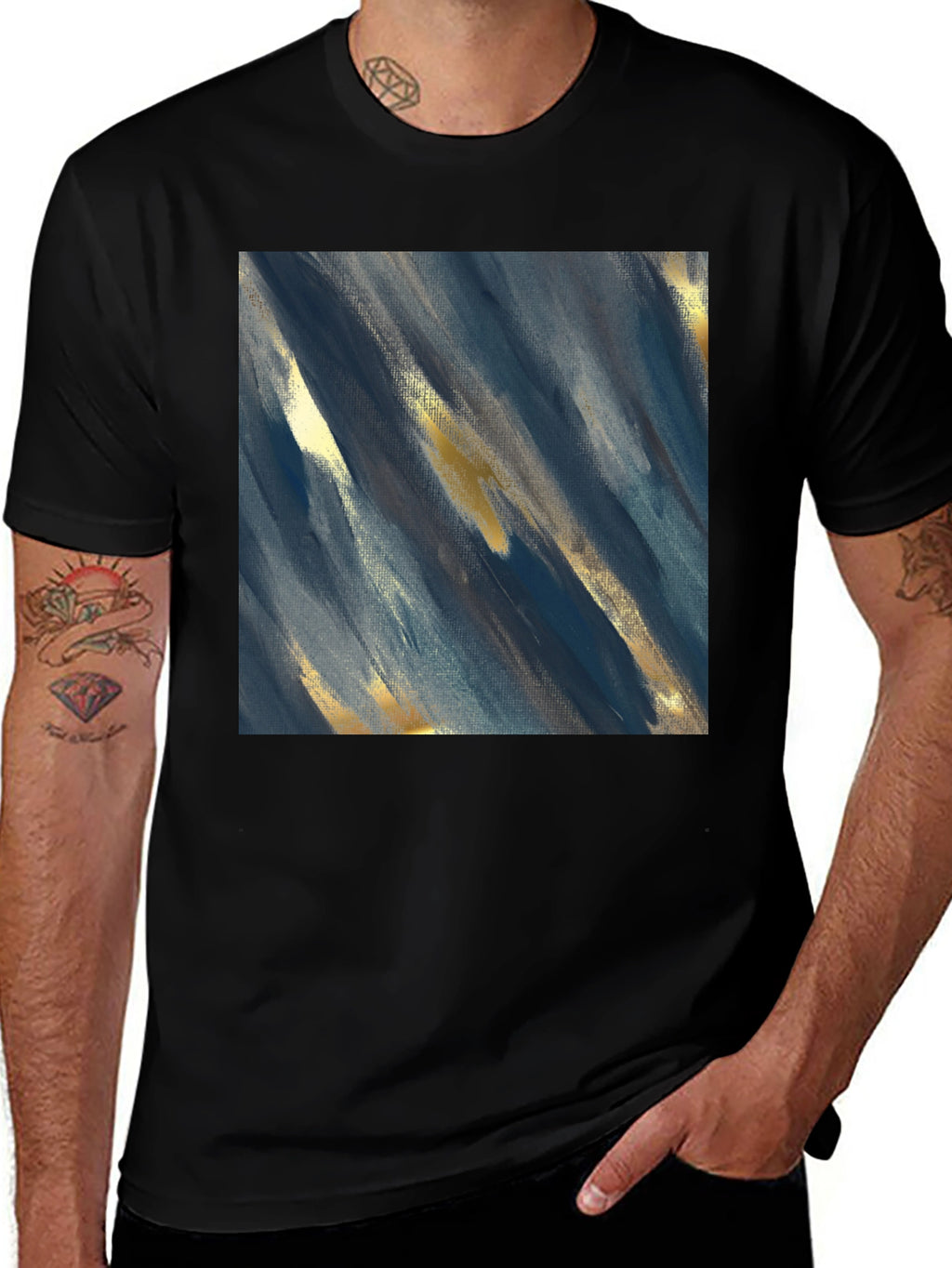 Abstract Art T-Shirt - Stylish Mens Graphic Tee