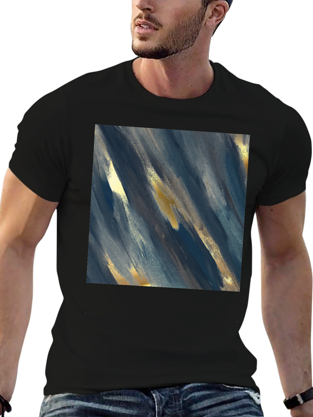 Abstract Art T-Shirt - Stylish Mens Graphic Tee