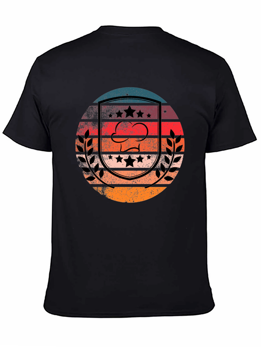 Retro Chef Hat Graphic T-Shirt