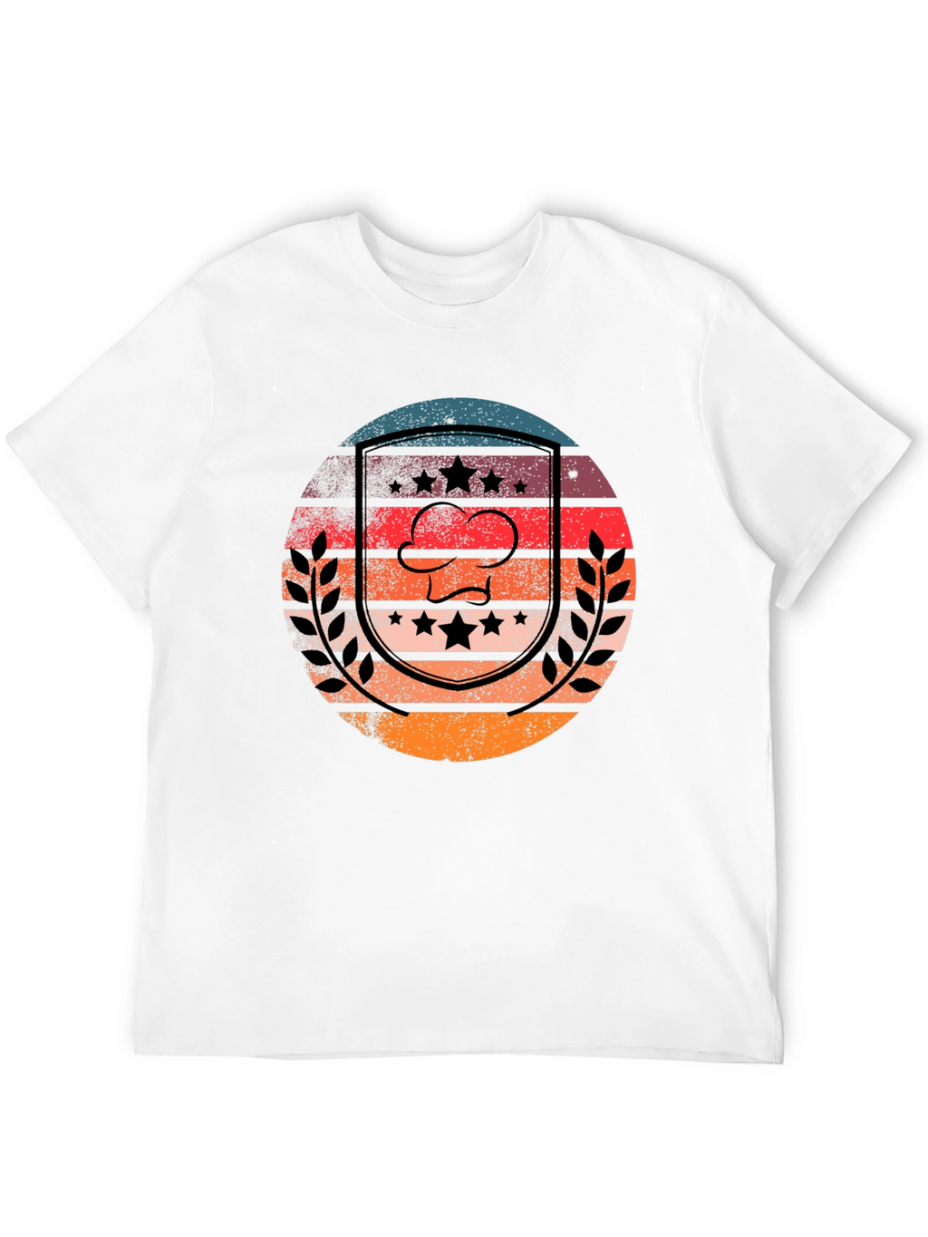 Retro Chef Hat Graphic T-Shirt