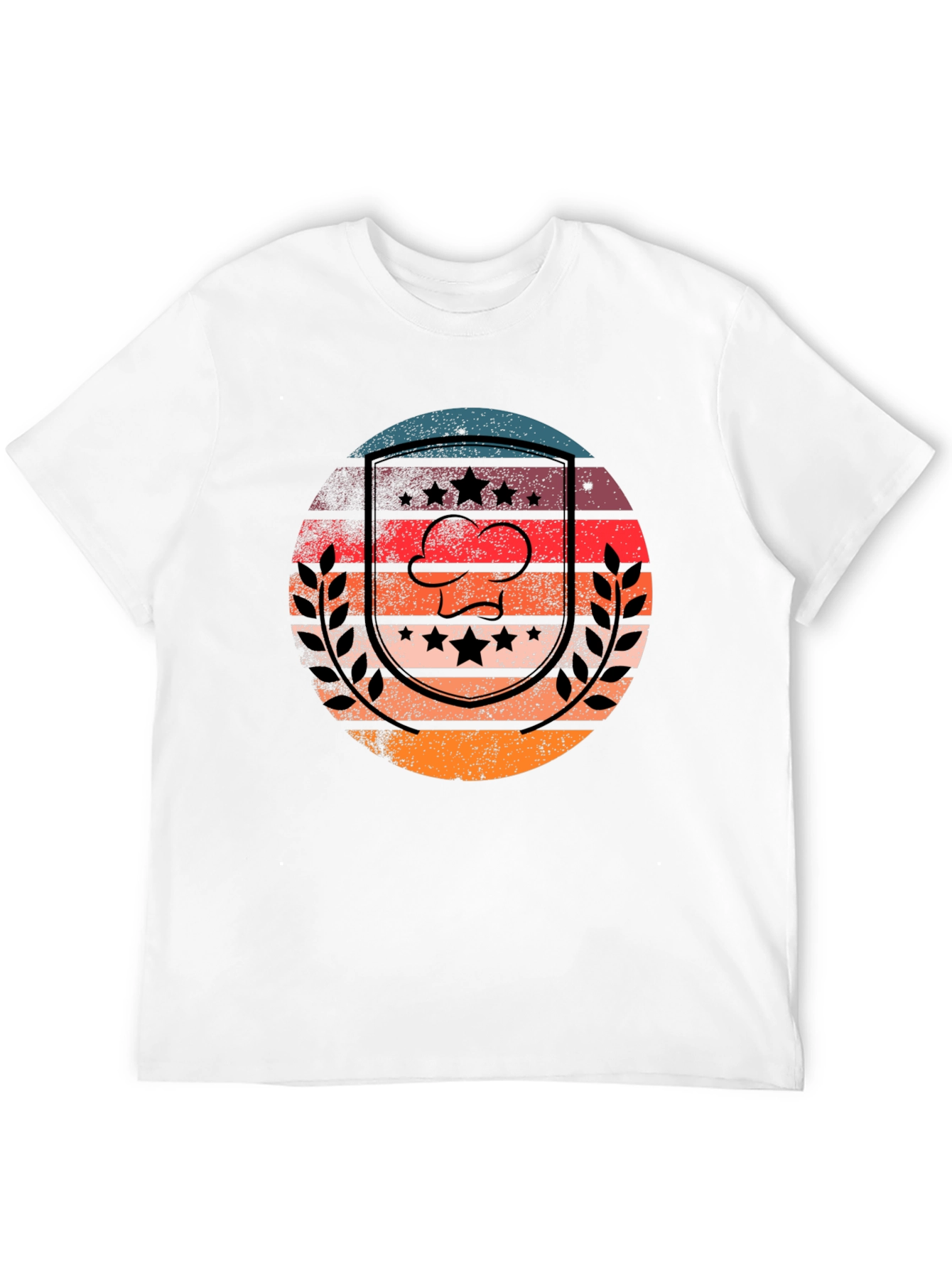 Retro Chef Hat Graphic T-Shirt