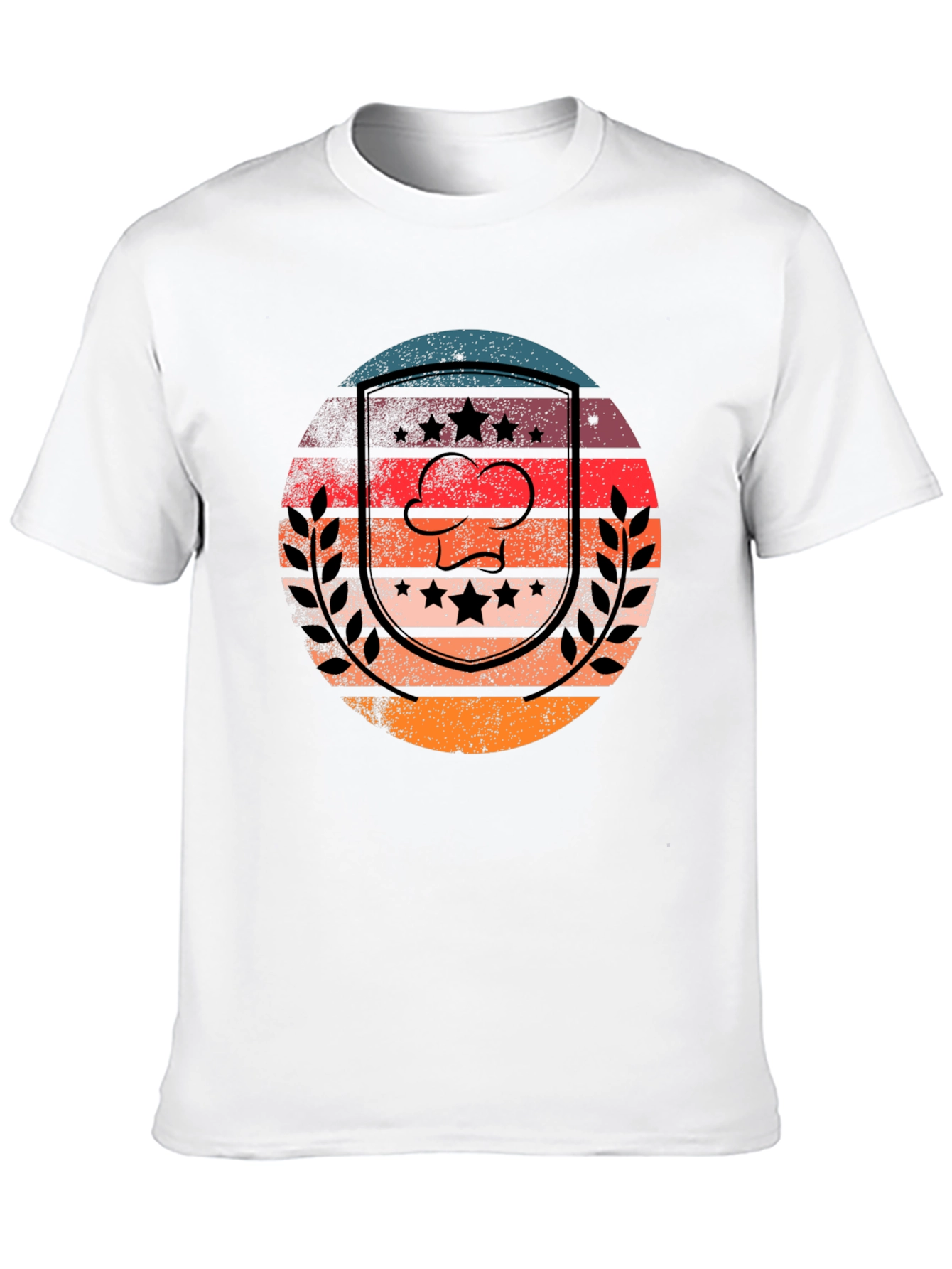 Retro Chef Hat Graphic T-Shirt