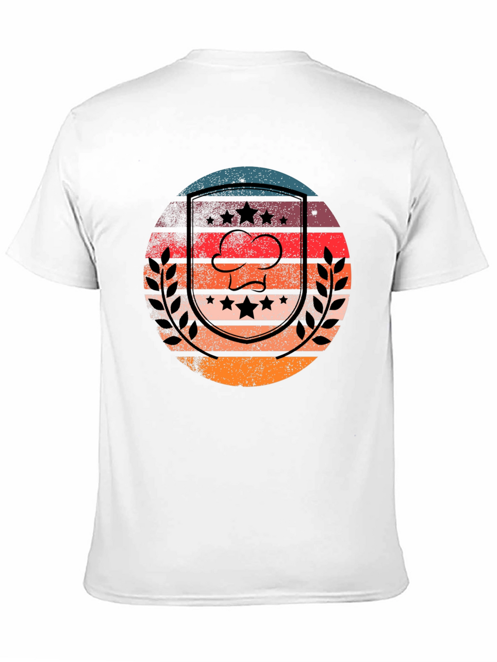 Retro Chef Hat Graphic T-Shirt