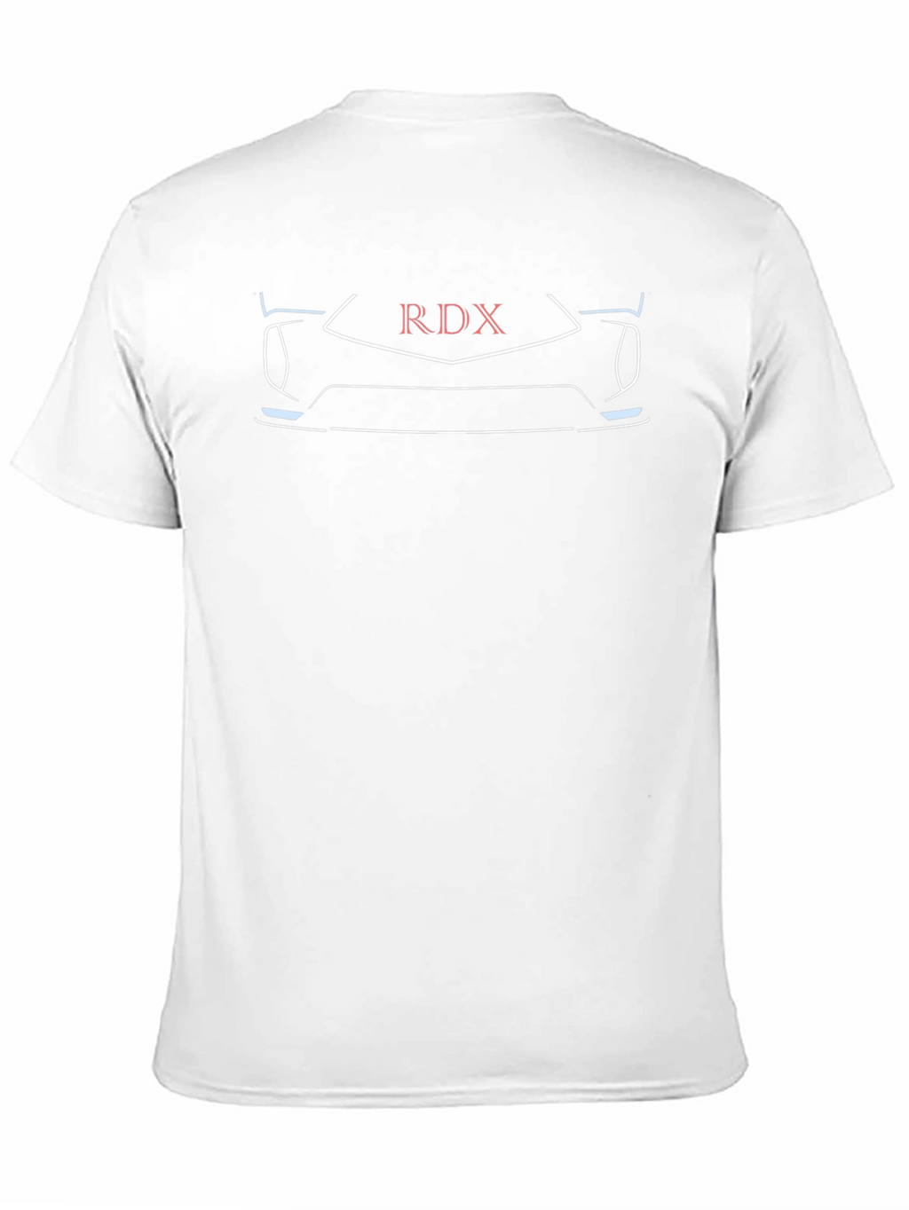 RDX Car Outline Graphic Black T-Shirt
