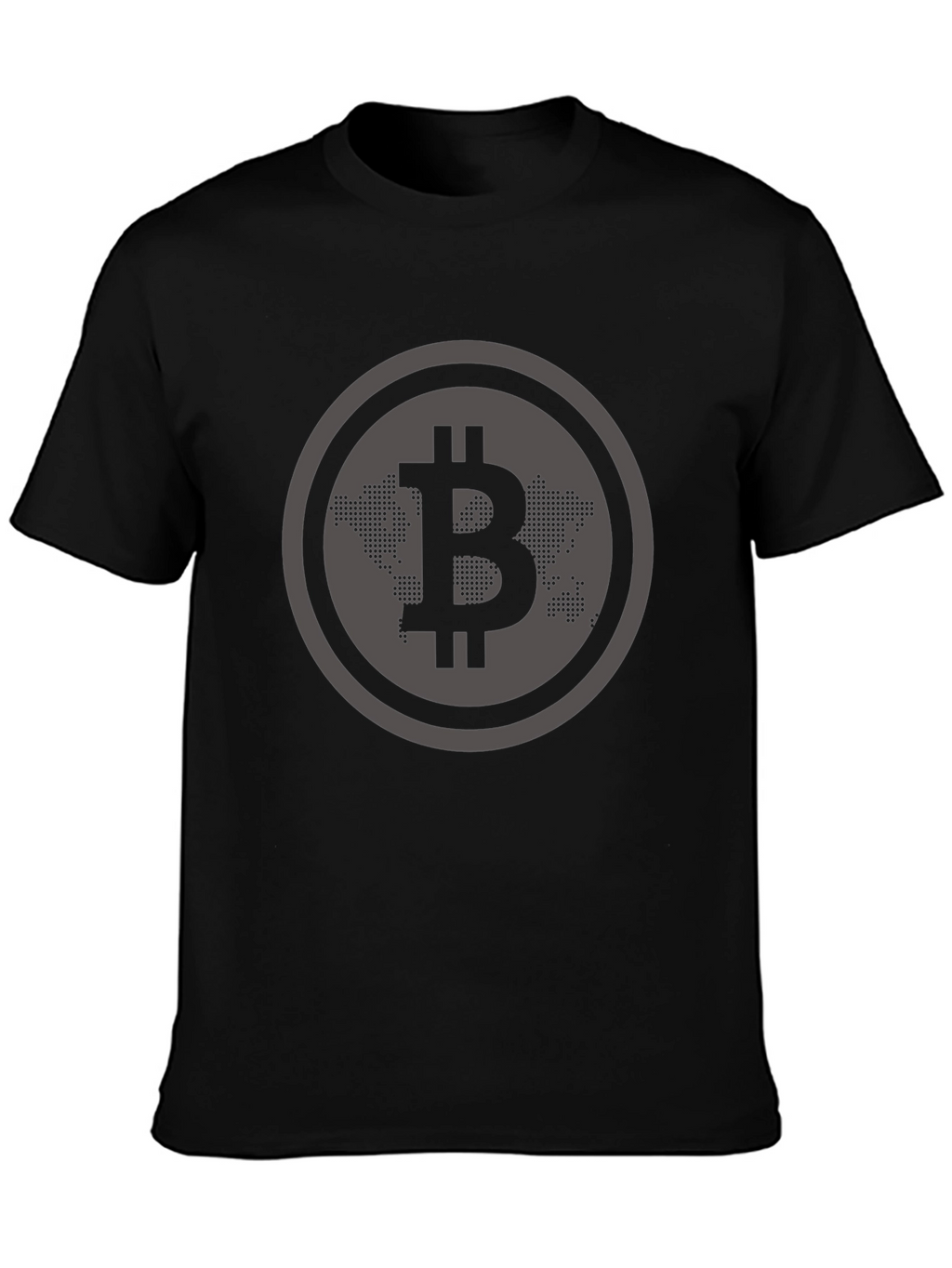 Bitcoin World Map Graphic Tee - Crypto Enthusiast