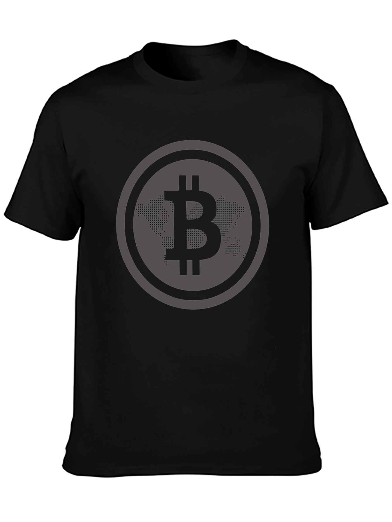 Bitcoin World Map Graphic Tee - Crypto Enthusiast