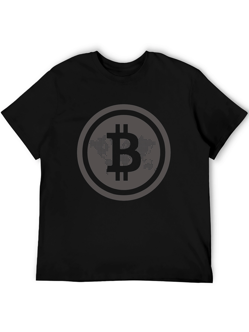 Bitcoin World Map Graphic Tee - Crypto Enthusiast
