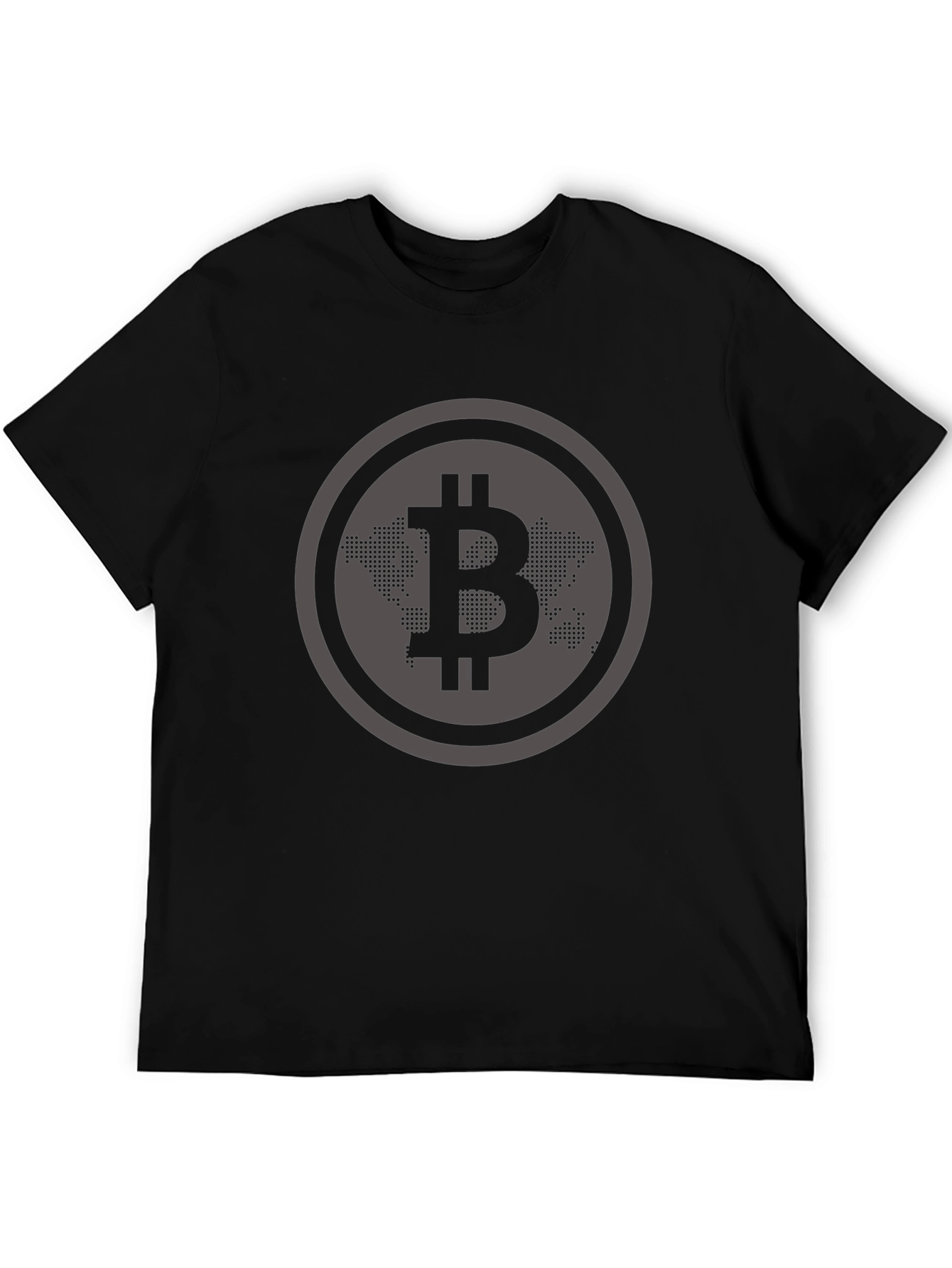 Bitcoin World Map Graphic Tee - Crypto Enthusiast