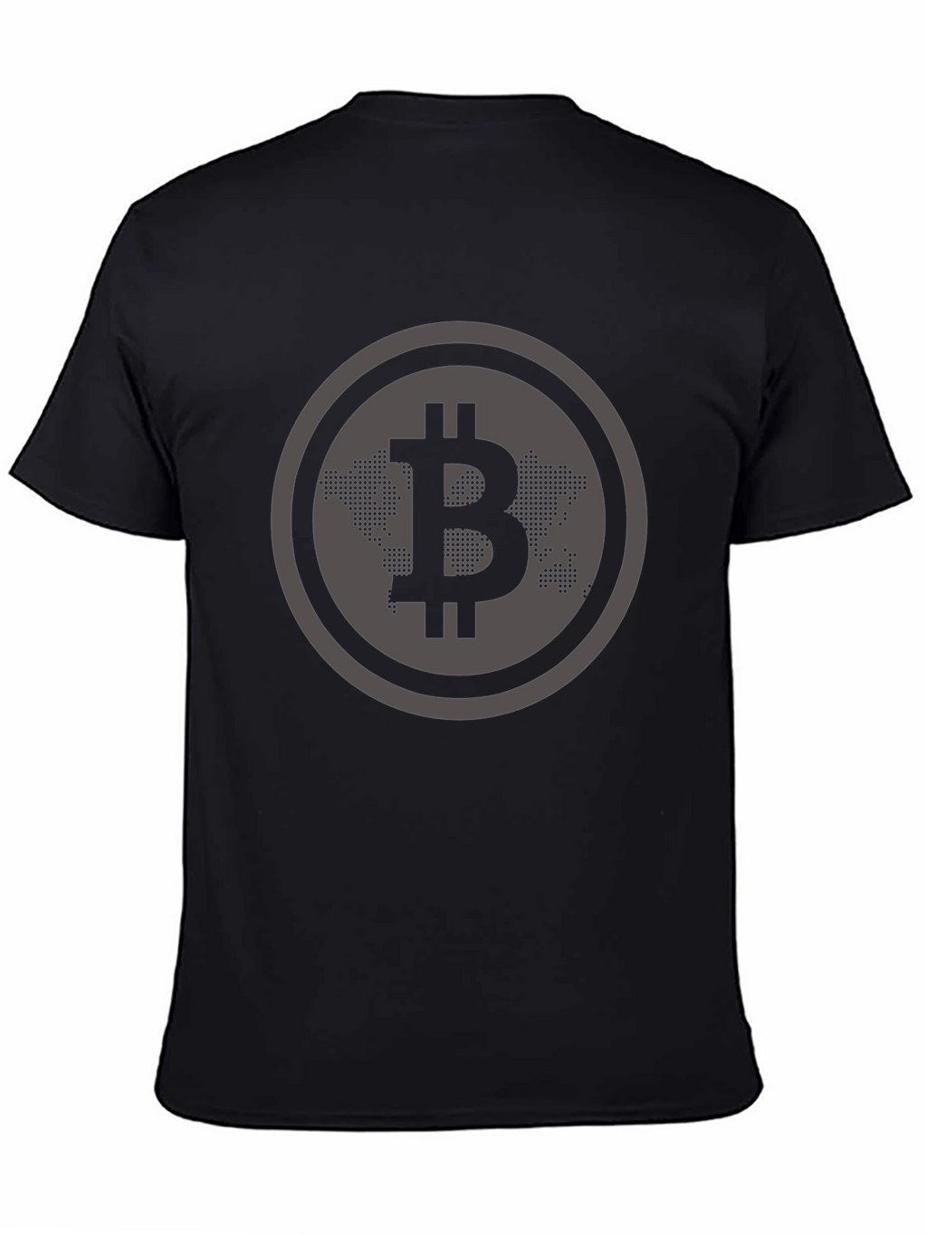 Bitcoin World Map Graphic Tee - Crypto Enthusiast