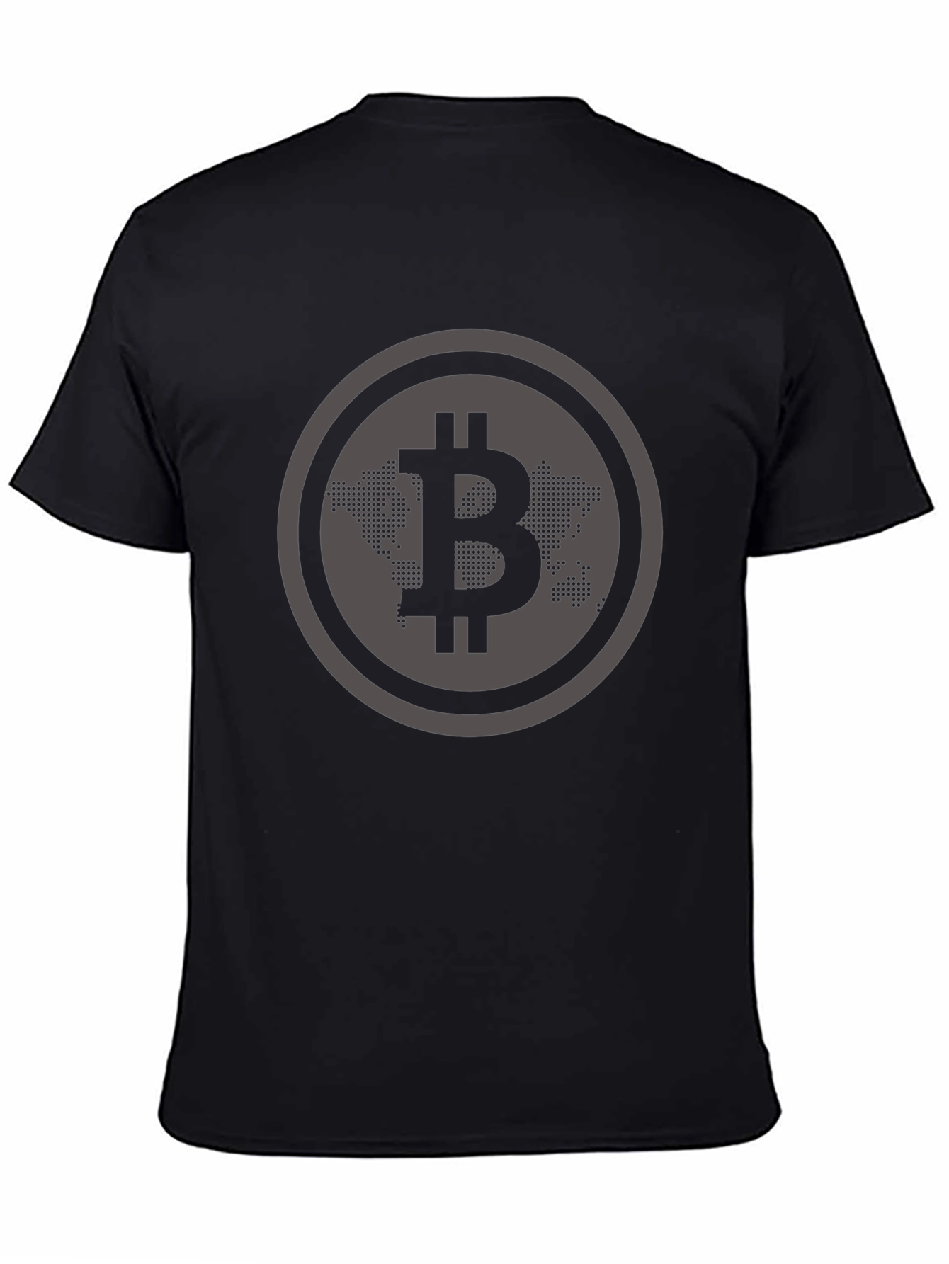 Bitcoin World Map Graphic Tee - Crypto Enthusiast