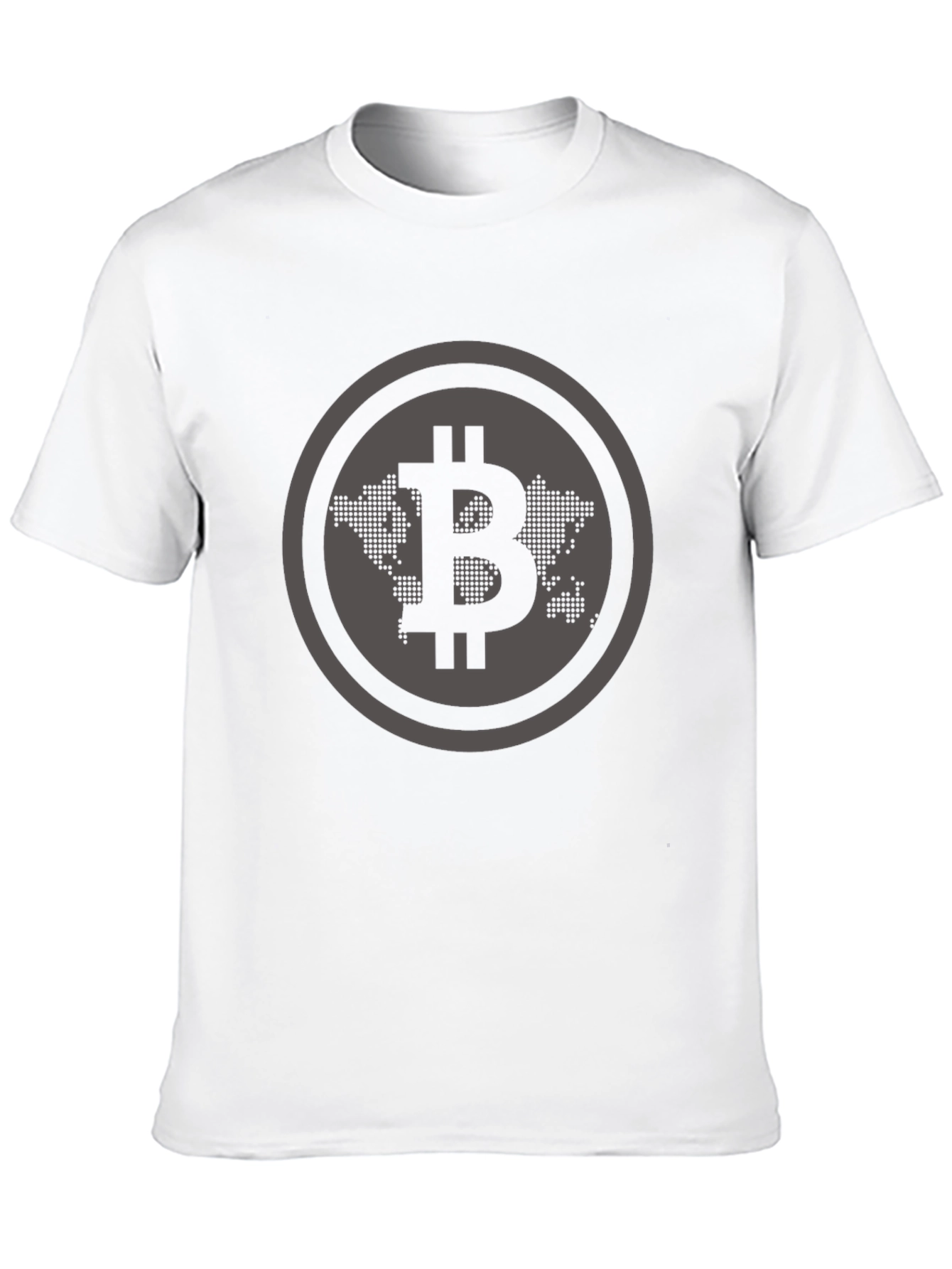 Bitcoin World Map Graphic Tee - Crypto Enthusiast