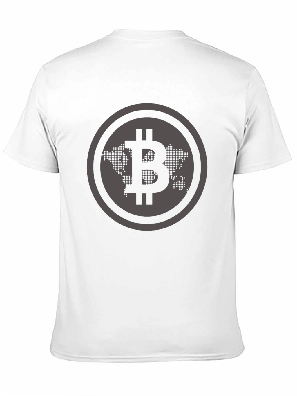 Bitcoin World Map Graphic Tee - Crypto Enthusiast