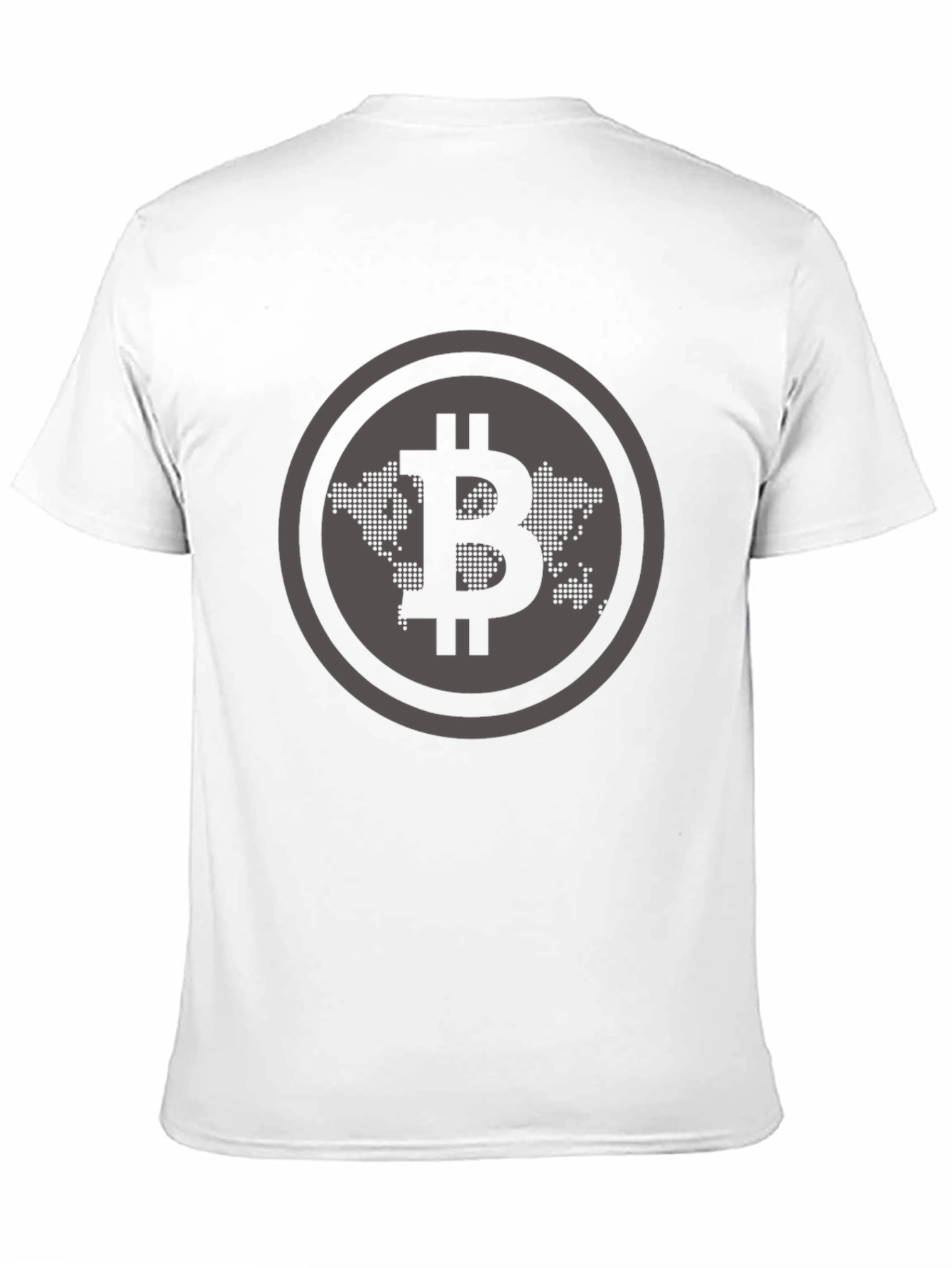 Bitcoin World Map Graphic Tee - Crypto Enthusiast