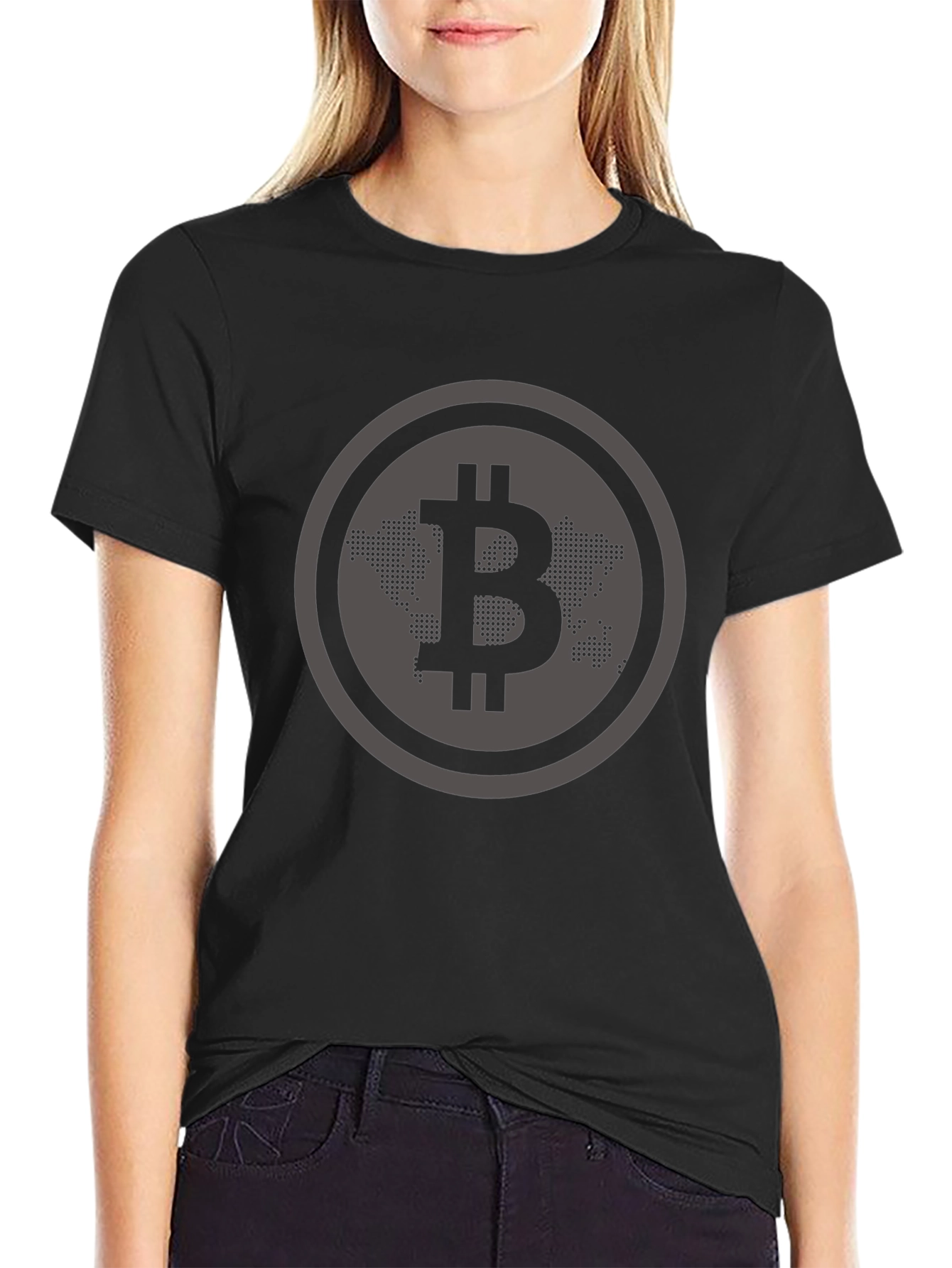 Bitcoin World Map Graphic Tee - Crypto Enthusiast