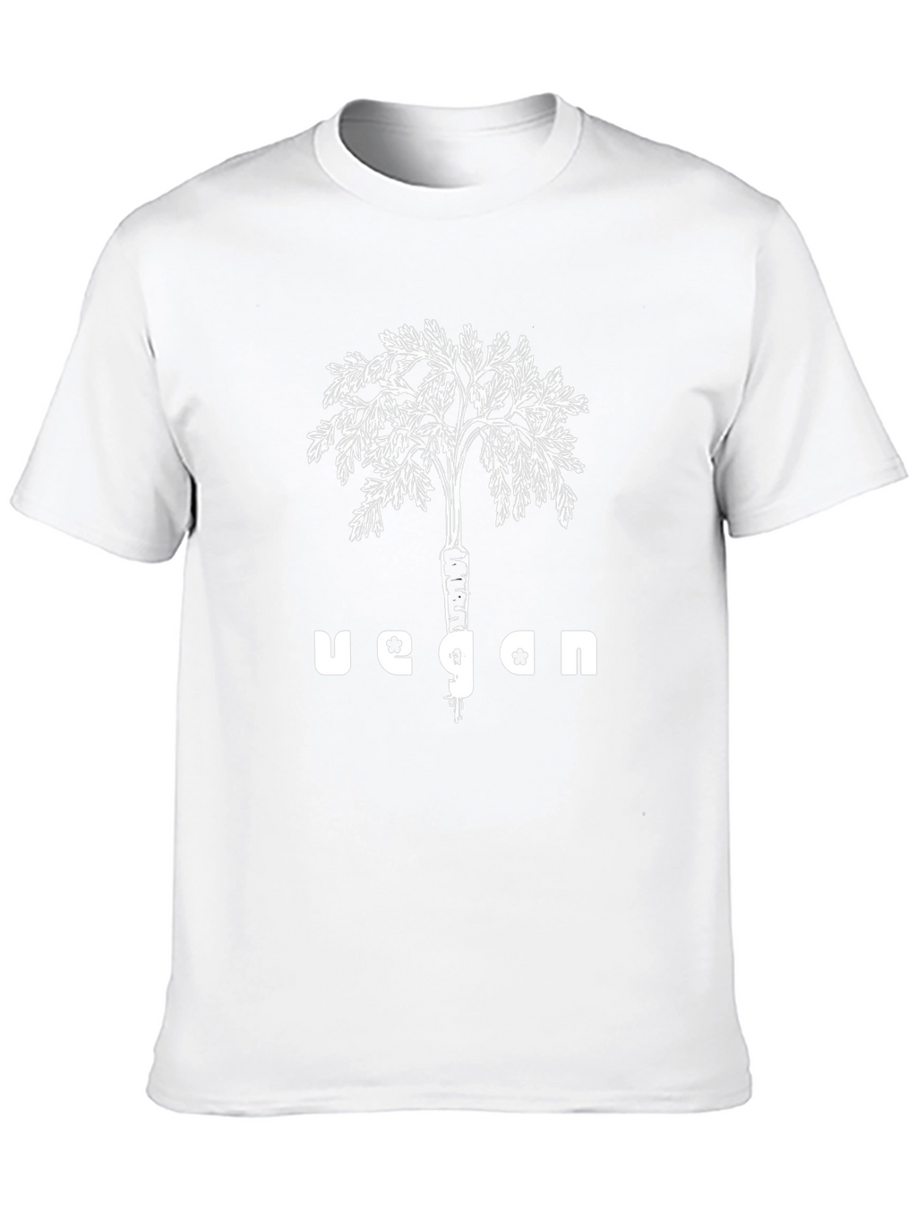Vegan Carrot Tree Graphic Tee