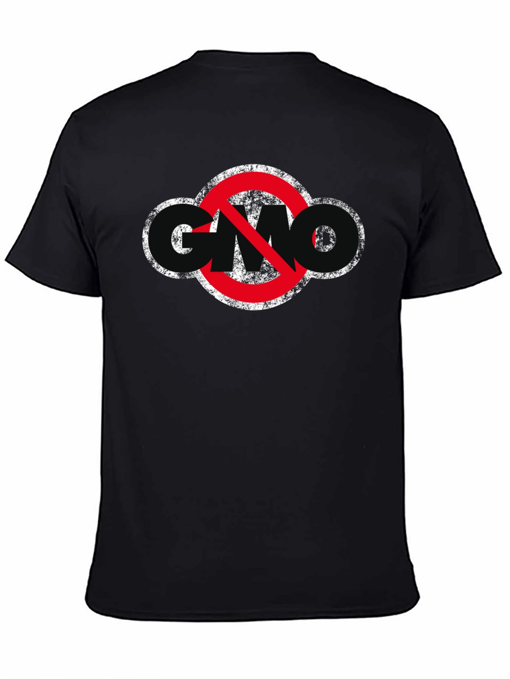 No GMO Black T-Shirt - Anti GMO Graphic Tee