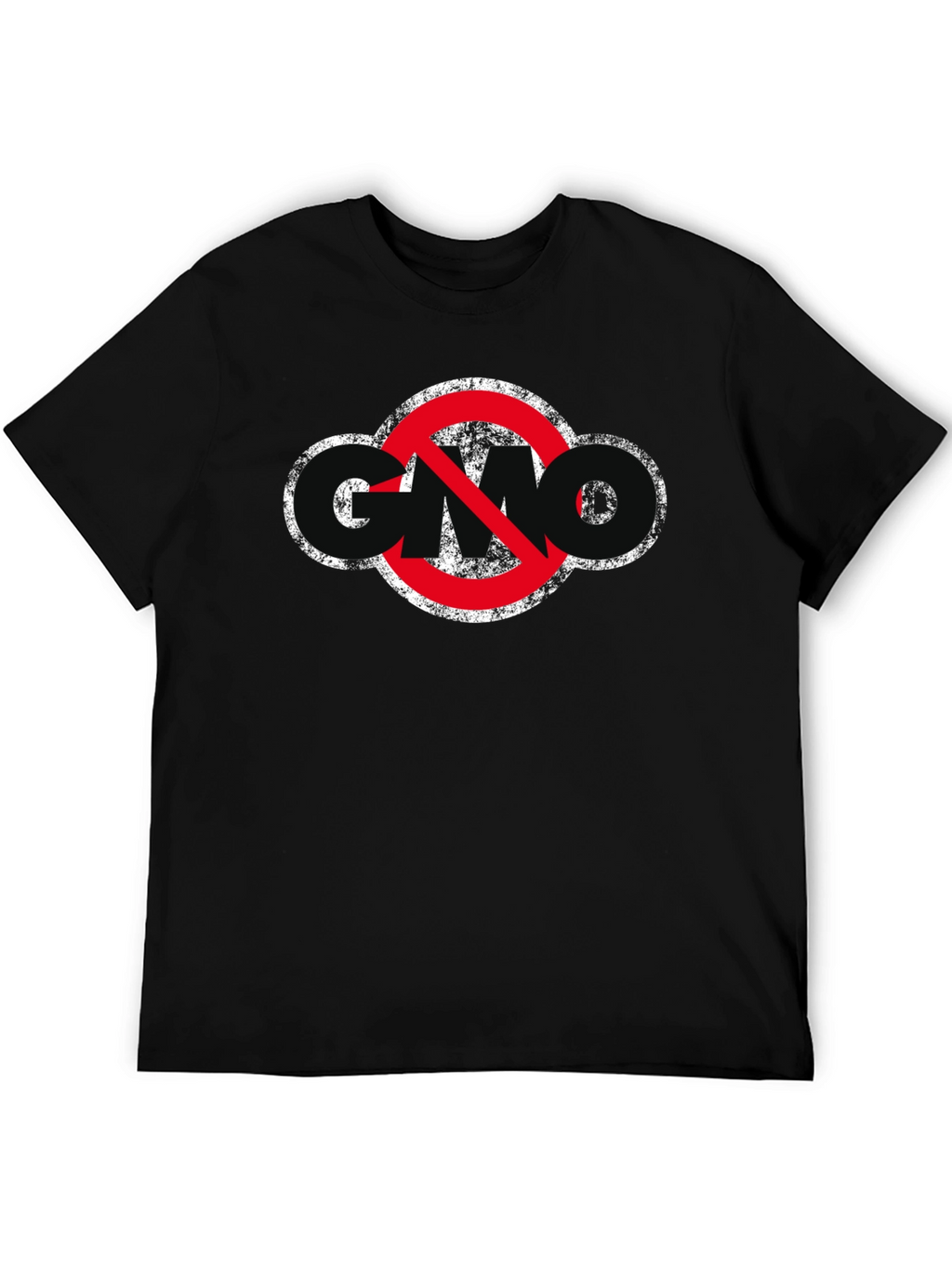 No GMO Black T-Shirt - Anti GMO Graphic Tee