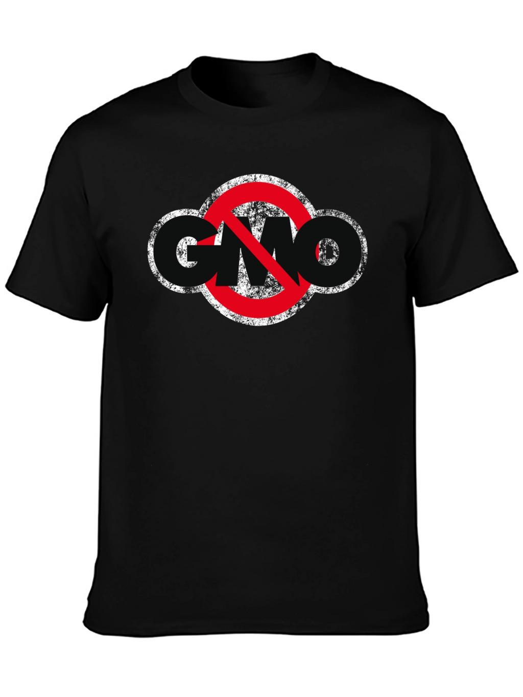 No GMO Black T-Shirt - Anti GMO Graphic Tee