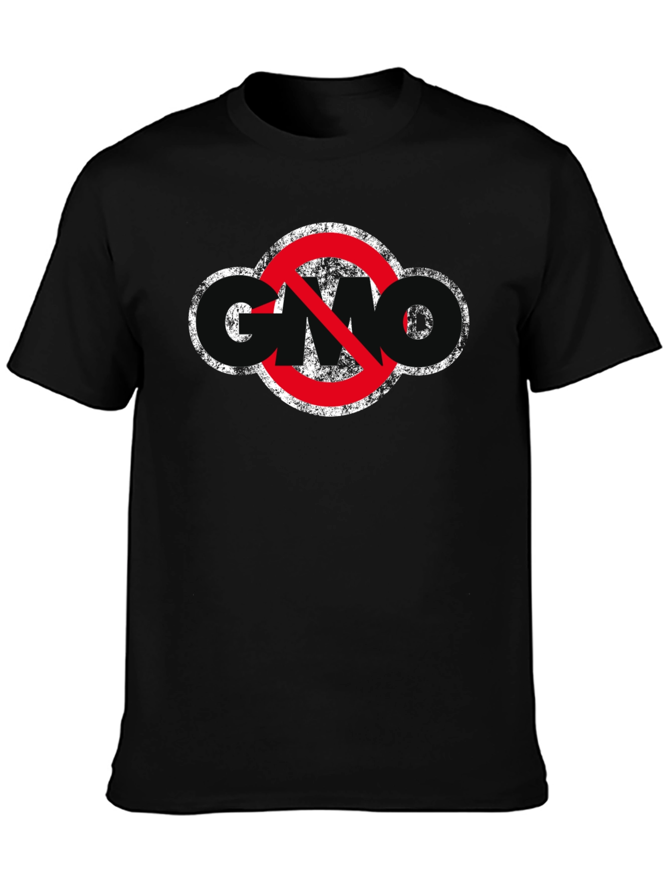 No GMO Black T-Shirt - Anti GMO Graphic Tee