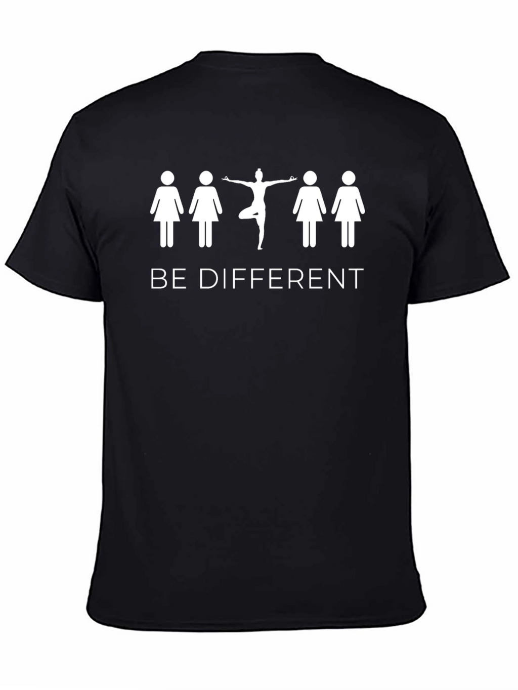Be Different T-Shirt - Unique Yoga Design