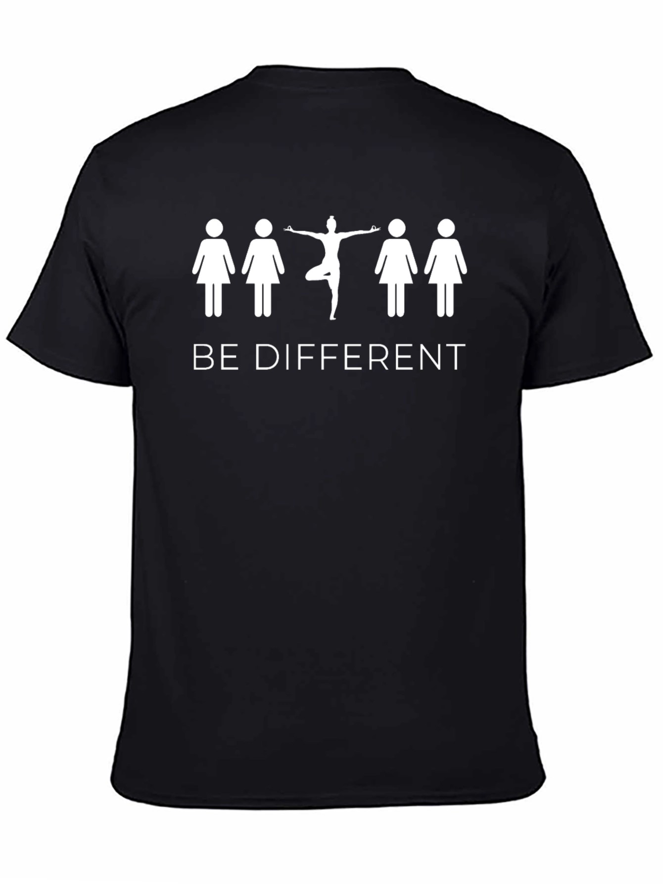 Be Different T-Shirt - Unique Yoga Design
