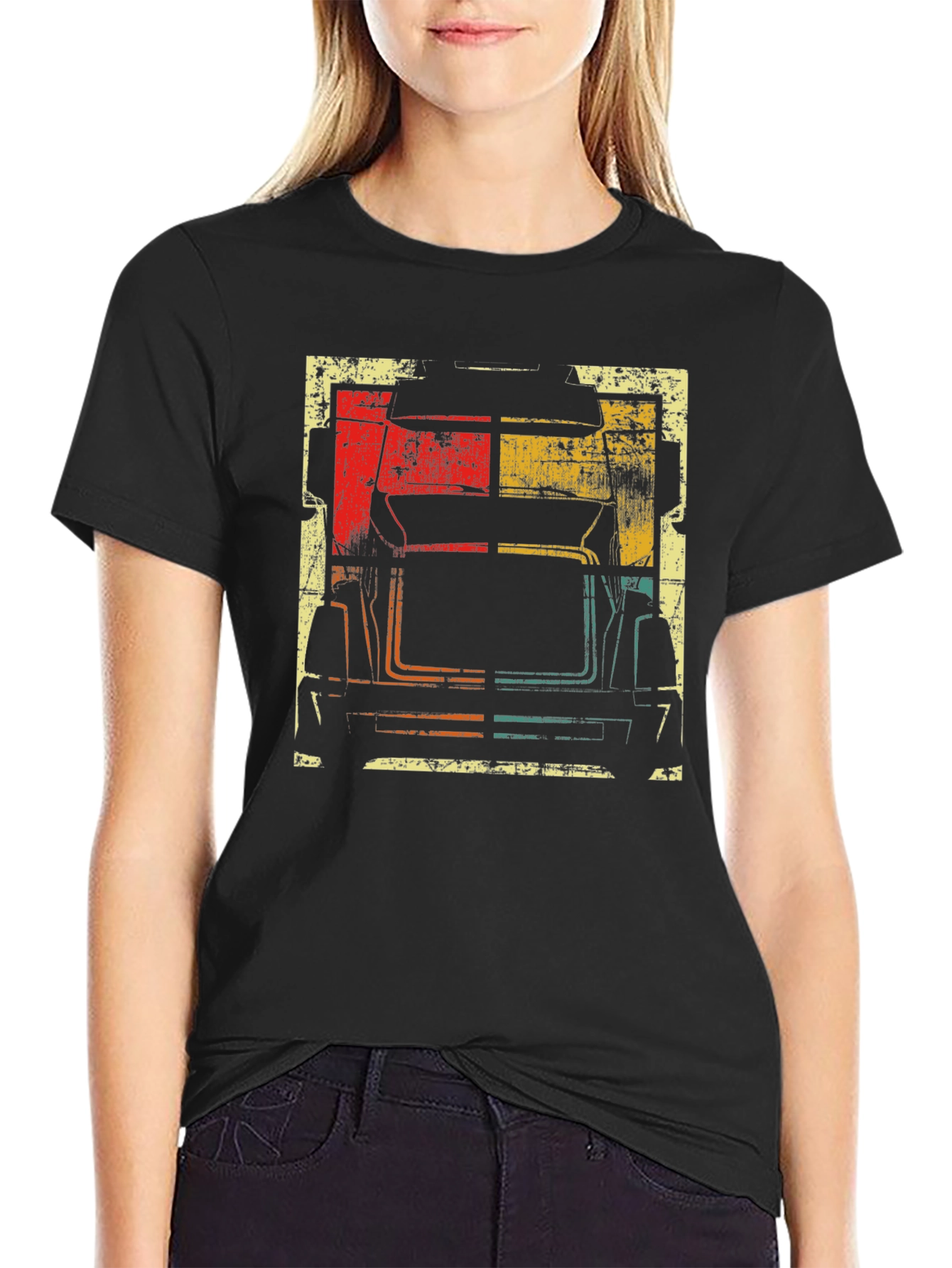 Vintage Trucker Tee - Retro Truck Design