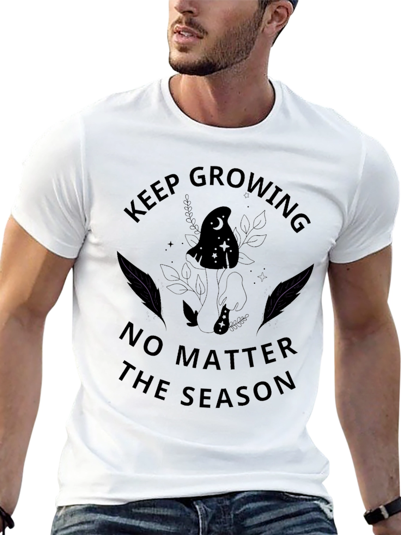 Keep Growing T-Shirt Inspirational Tee