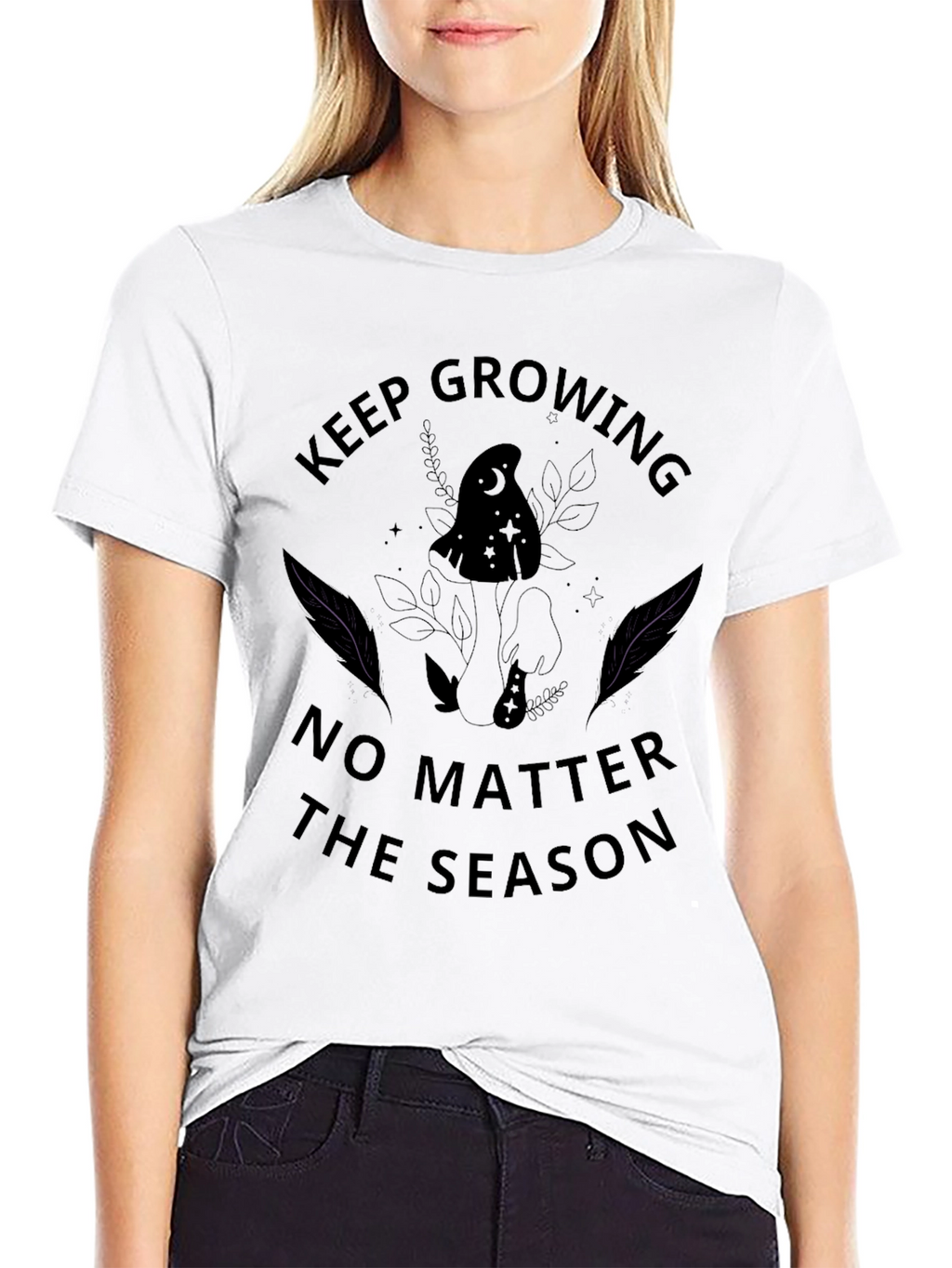 Keep Growing T-Shirt Inspirational Tee